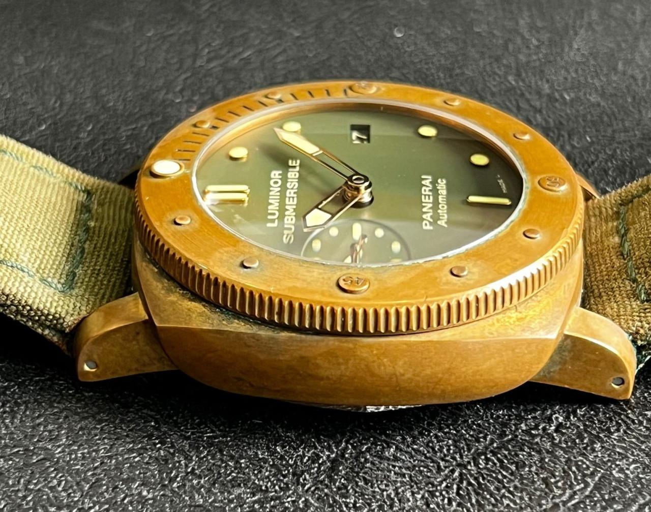 Luminor Submersible 1950 3 Days Bronze Green Dial - PAM00382