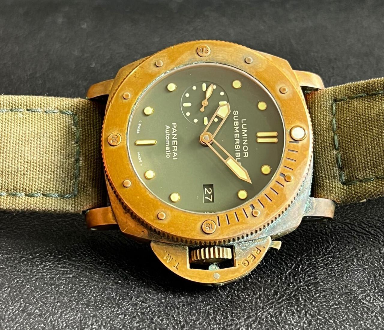 Luminor Submersible 1950 3 Days Bronze Green Dial - PAM00382