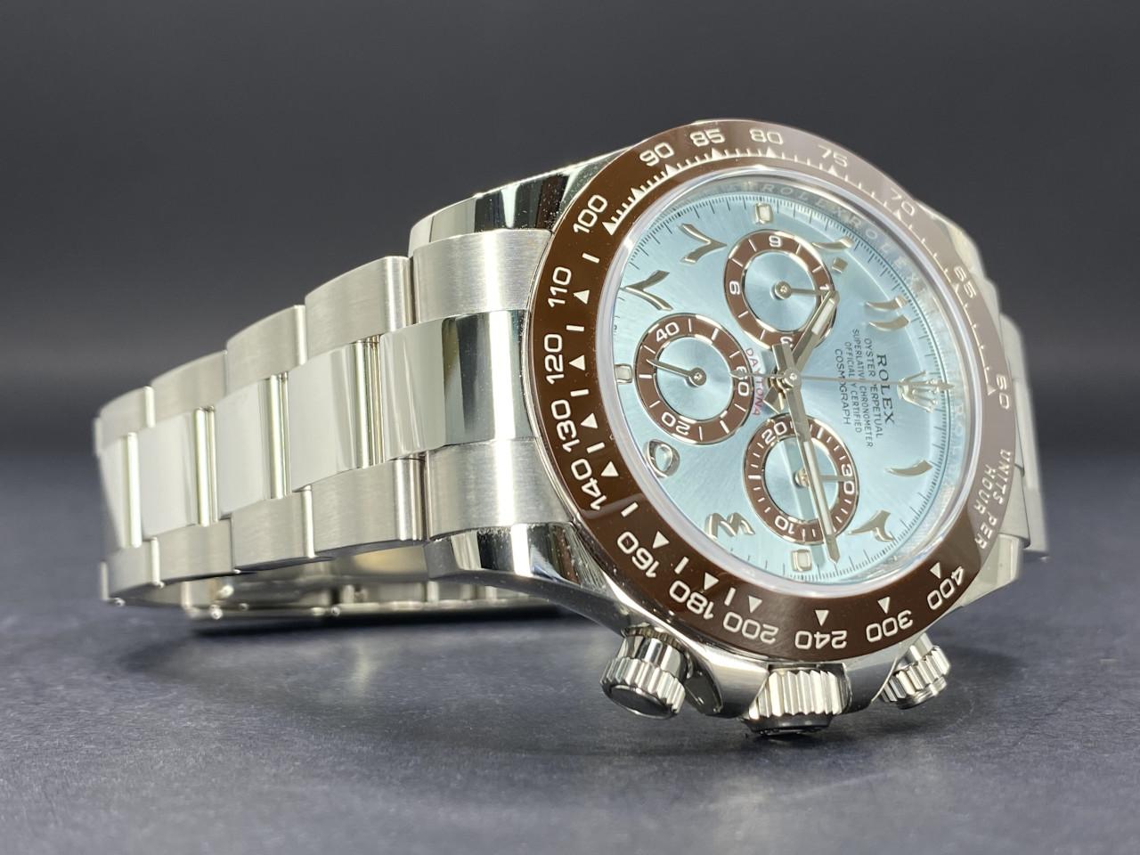 Cosmograph Daytona Cerachrom Ice Blue Platinum Arabic Numerals - 116506