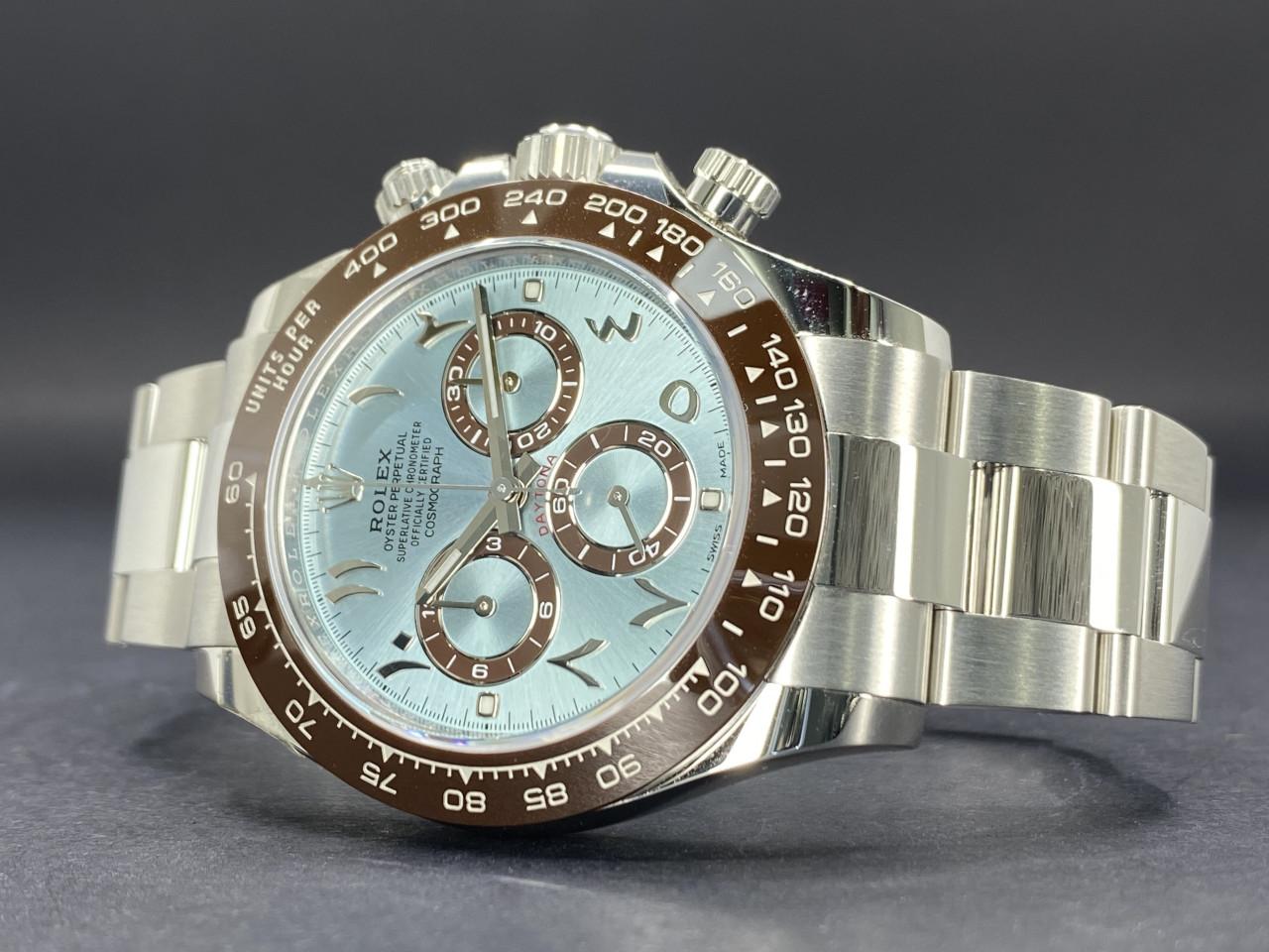 Cosmograph Daytona Cerachrom Ice Blue Platinum Arabic Numerals - 116506