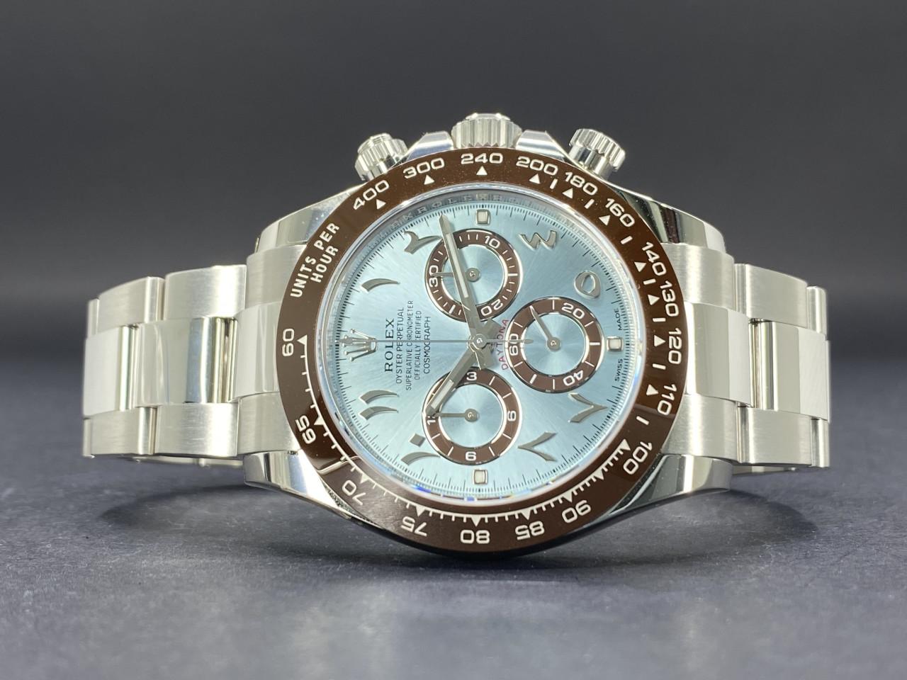 Cosmograph Daytona Cerachrom Ice Blue Platinum Arabic Numerals - 116506