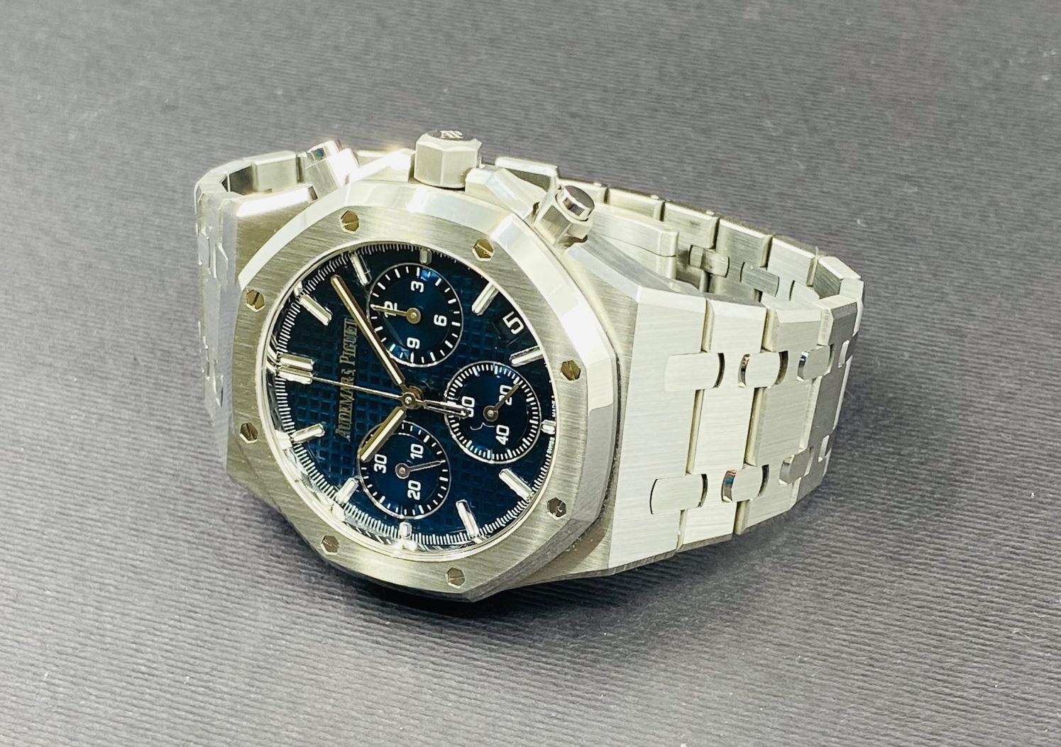 Royal Oak Chronograph 50th Anniversary Steel Blue Dial - 26240ST.OO.1320ST.01