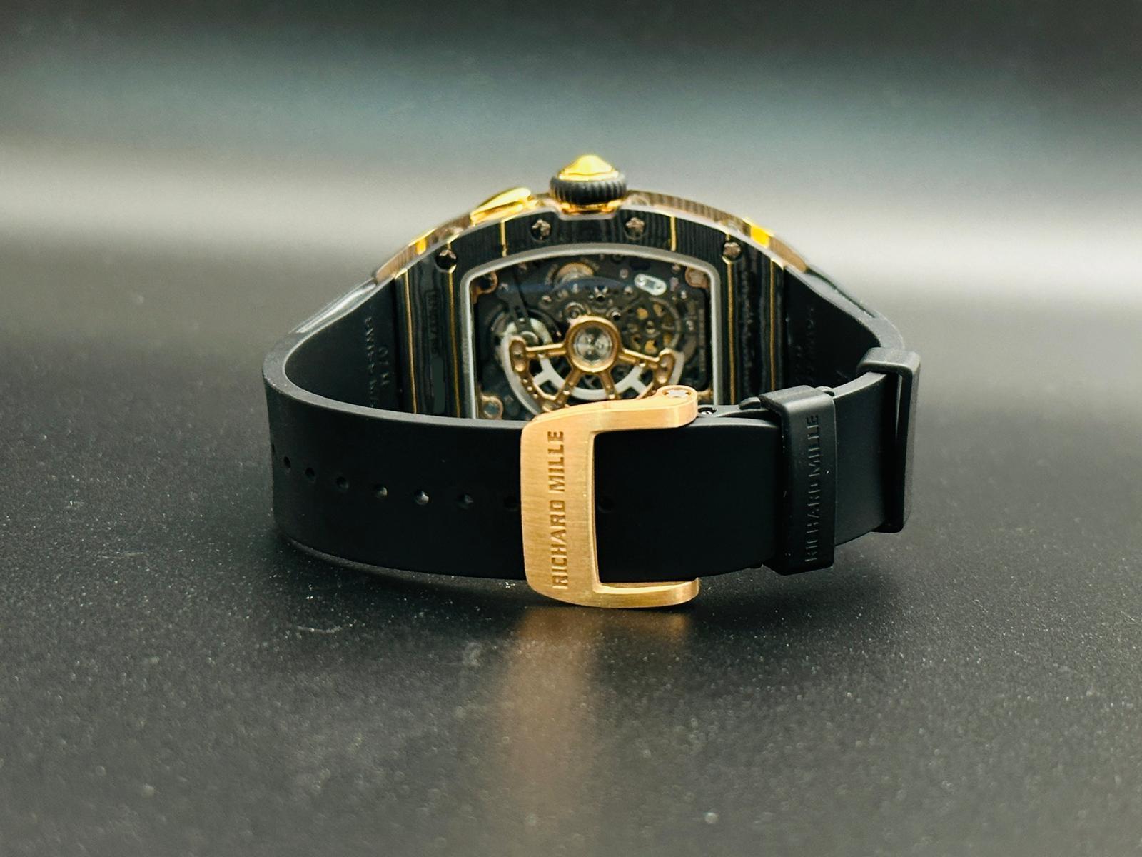 Automatic Winding Gold Carbon TPT - RM037 RG CA