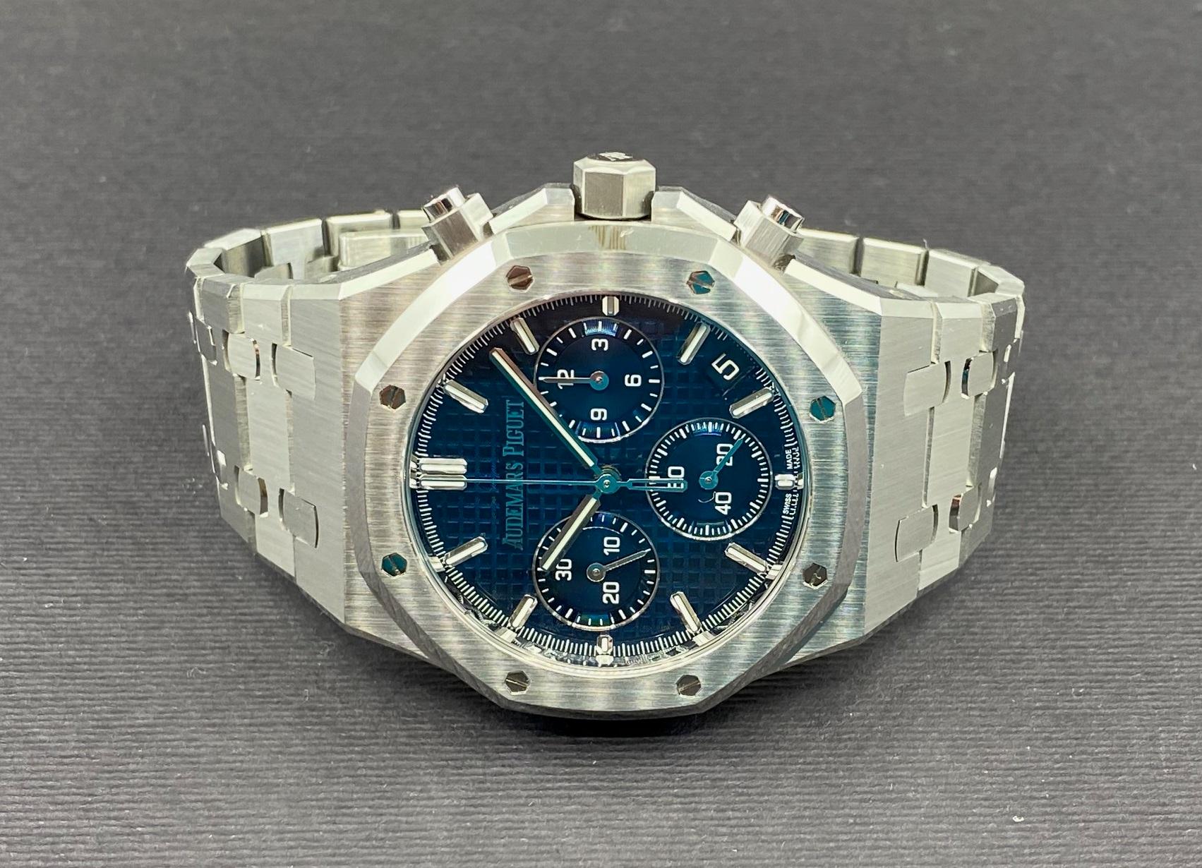 Royal Oak Chronograph 50th Anniversary Steel Blue Dial - 26240ST.OO.1320ST.01