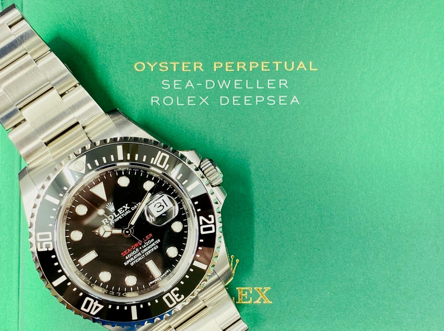 Sea-Dweller Oyster Perpetual Date Red Black Dial - 126600