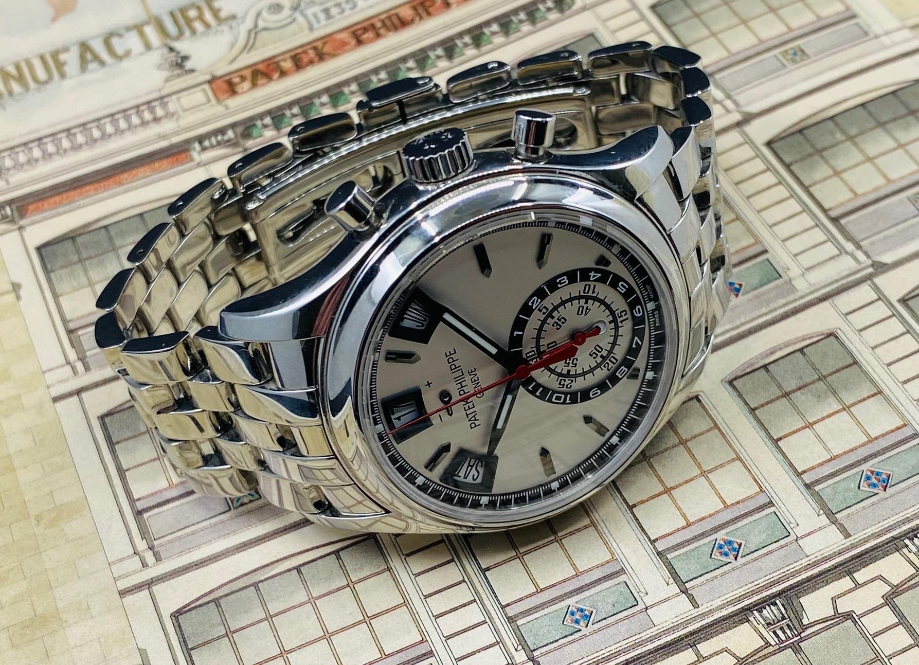 Annual Calendar Chronograph Steel - 5960/1A-001