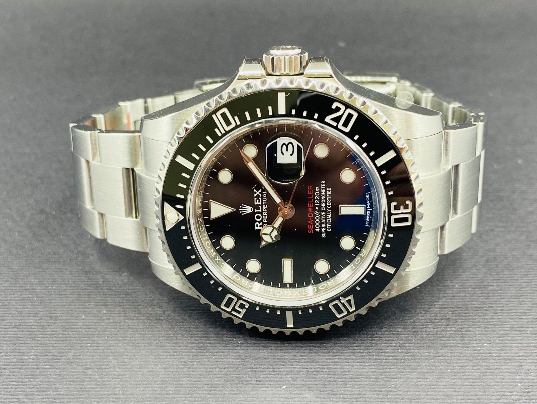 Sea-Dweller Oyster Perpetual Date Red Black Dial - 126600