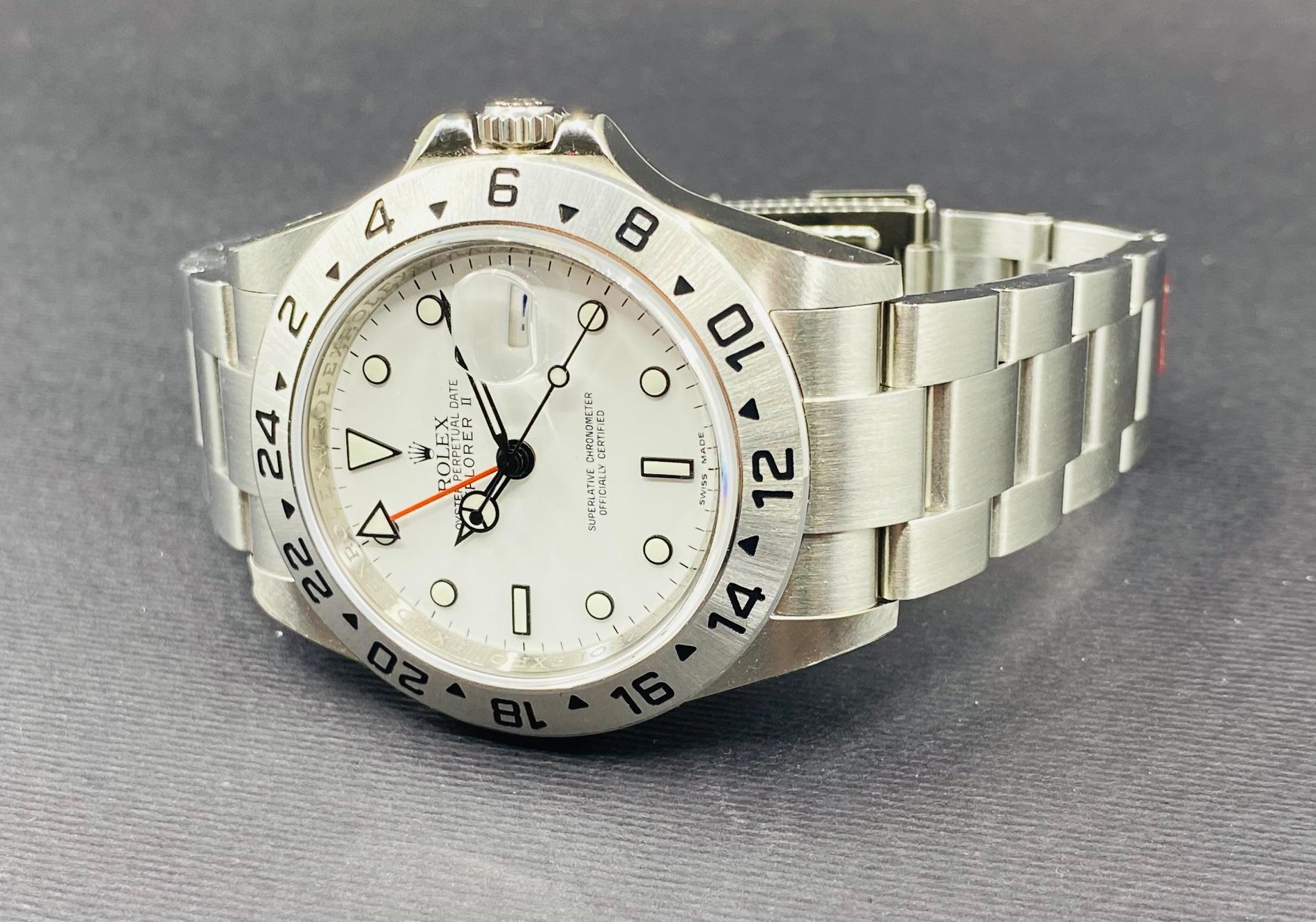 Oyster Perpetual Date Explorer II White Dial - 16570