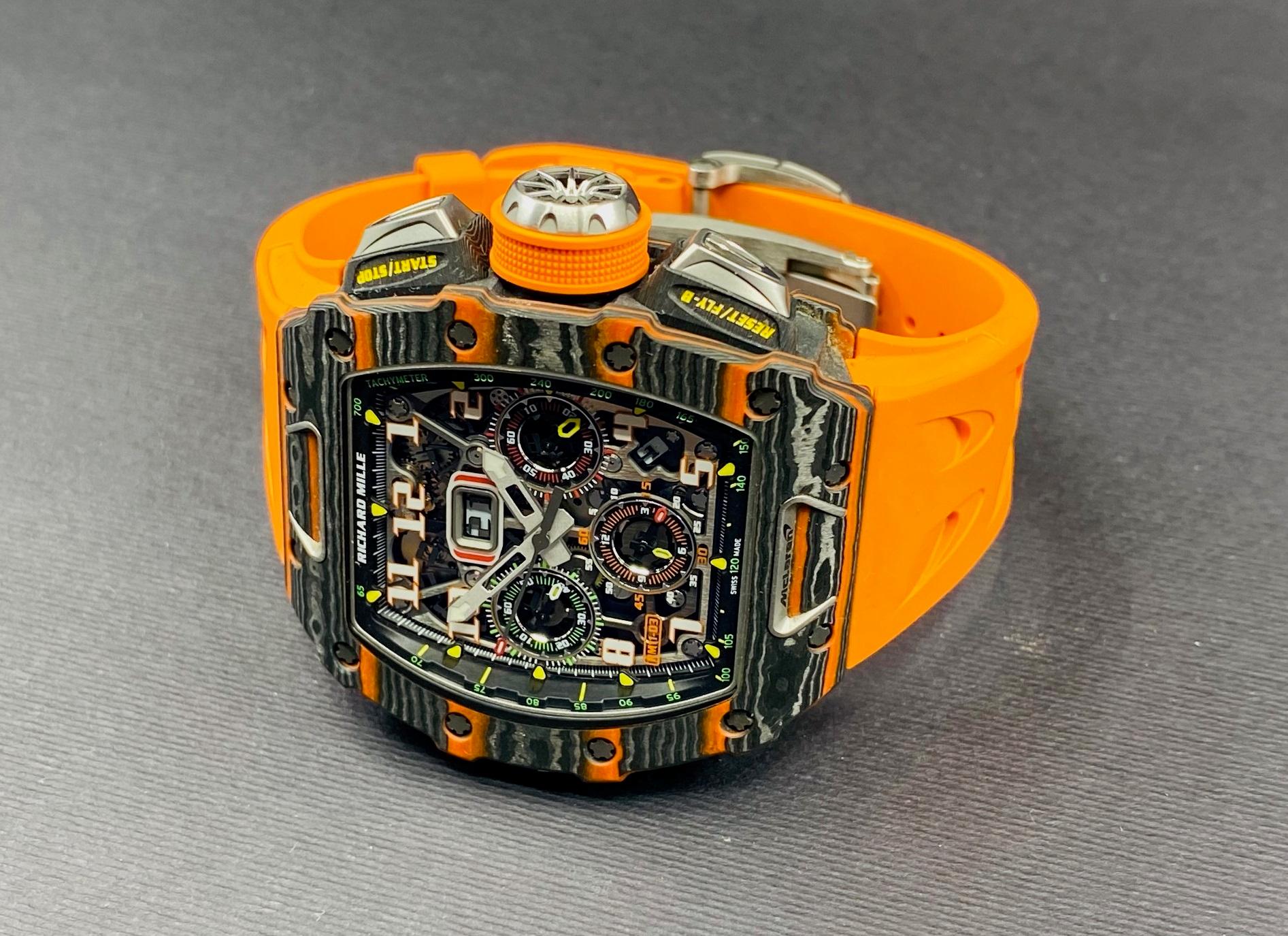 Flyback Chronograph McLaren Limited Edition 500 Pcs. - RM11-03