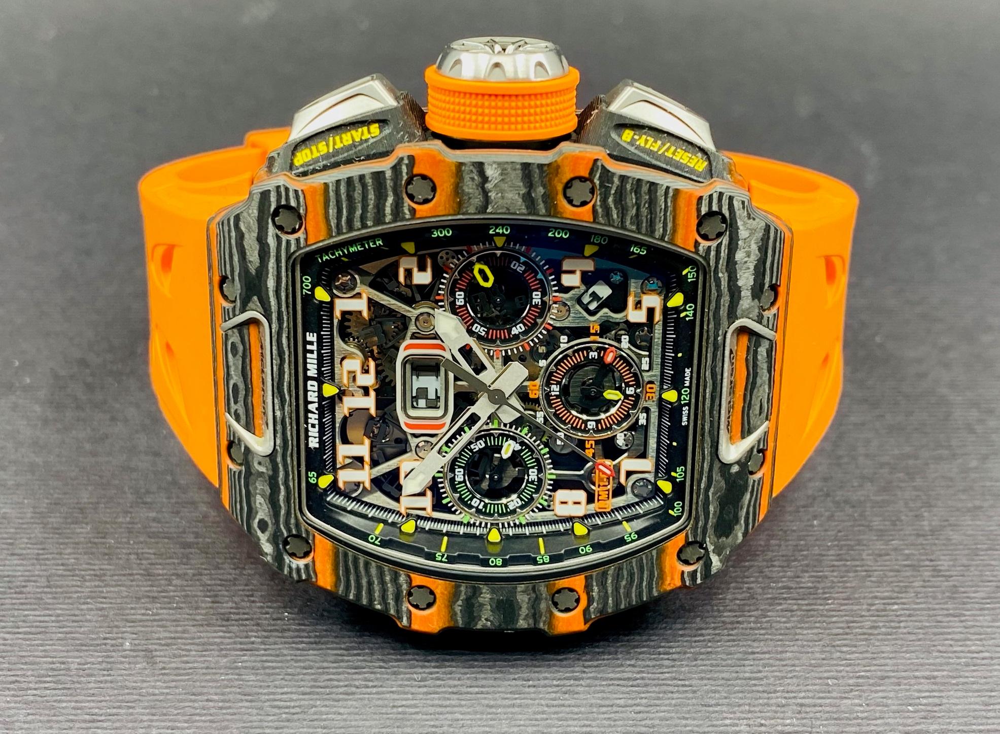 Flyback Chronograph McLaren Limited Edition 500 Pcs. - RM11-03