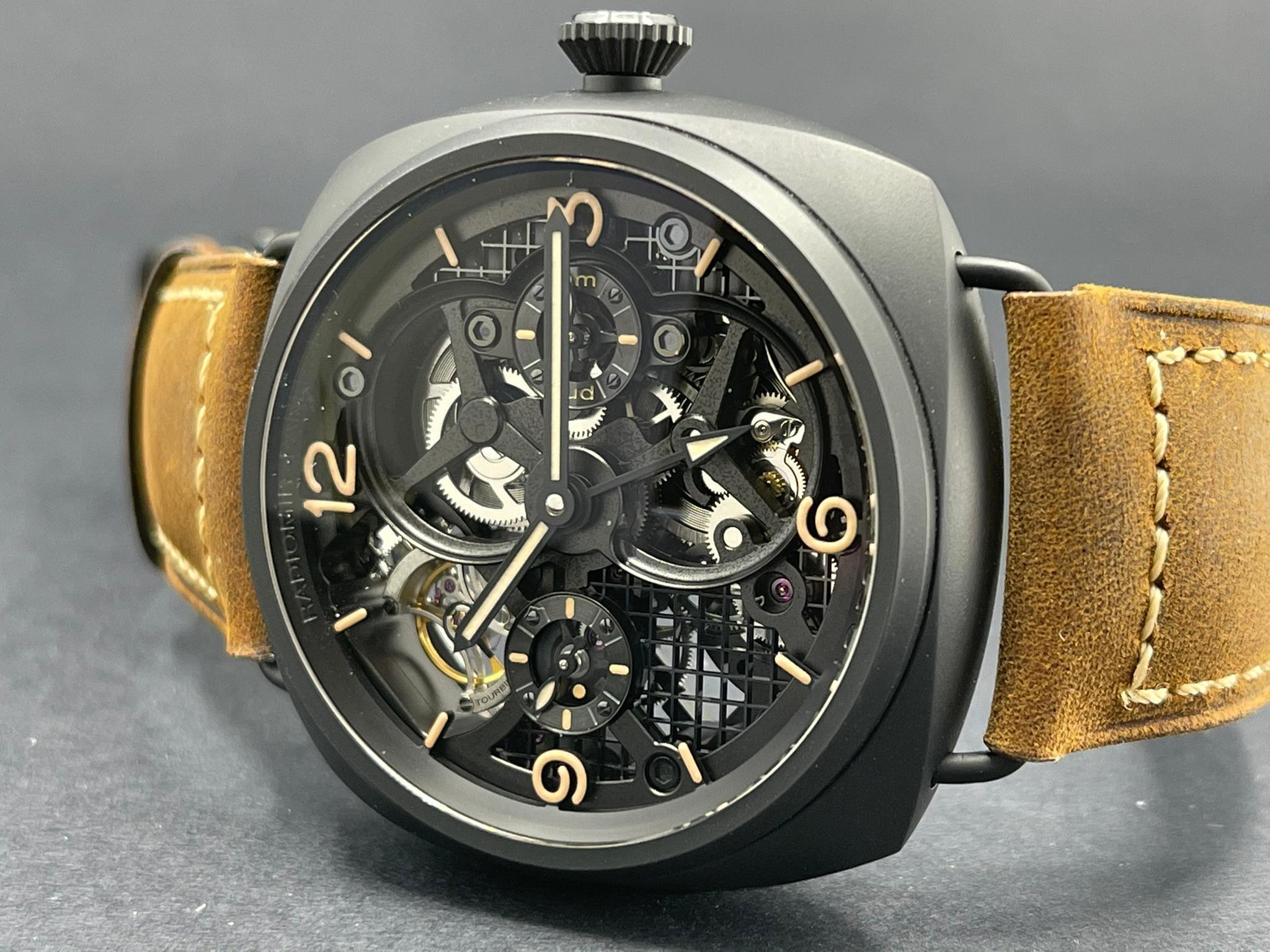 Lo Scienziato Radiomir Tourbillon GMT Ceramica Limited 150 Pcs. - PAM350