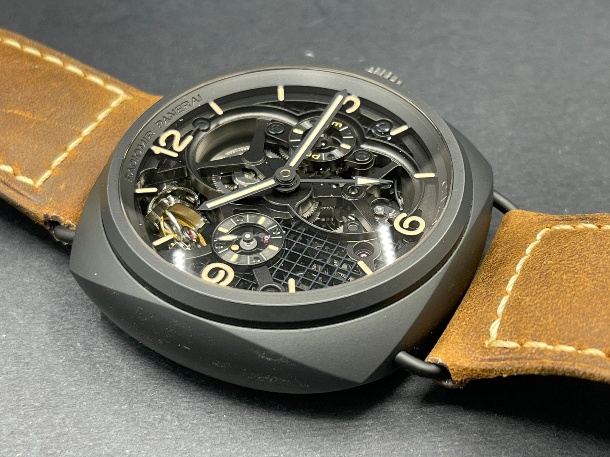 Lo Scienziato Radiomir Tourbillon GMT Ceramica Limited 150 Pcs. - PAM350