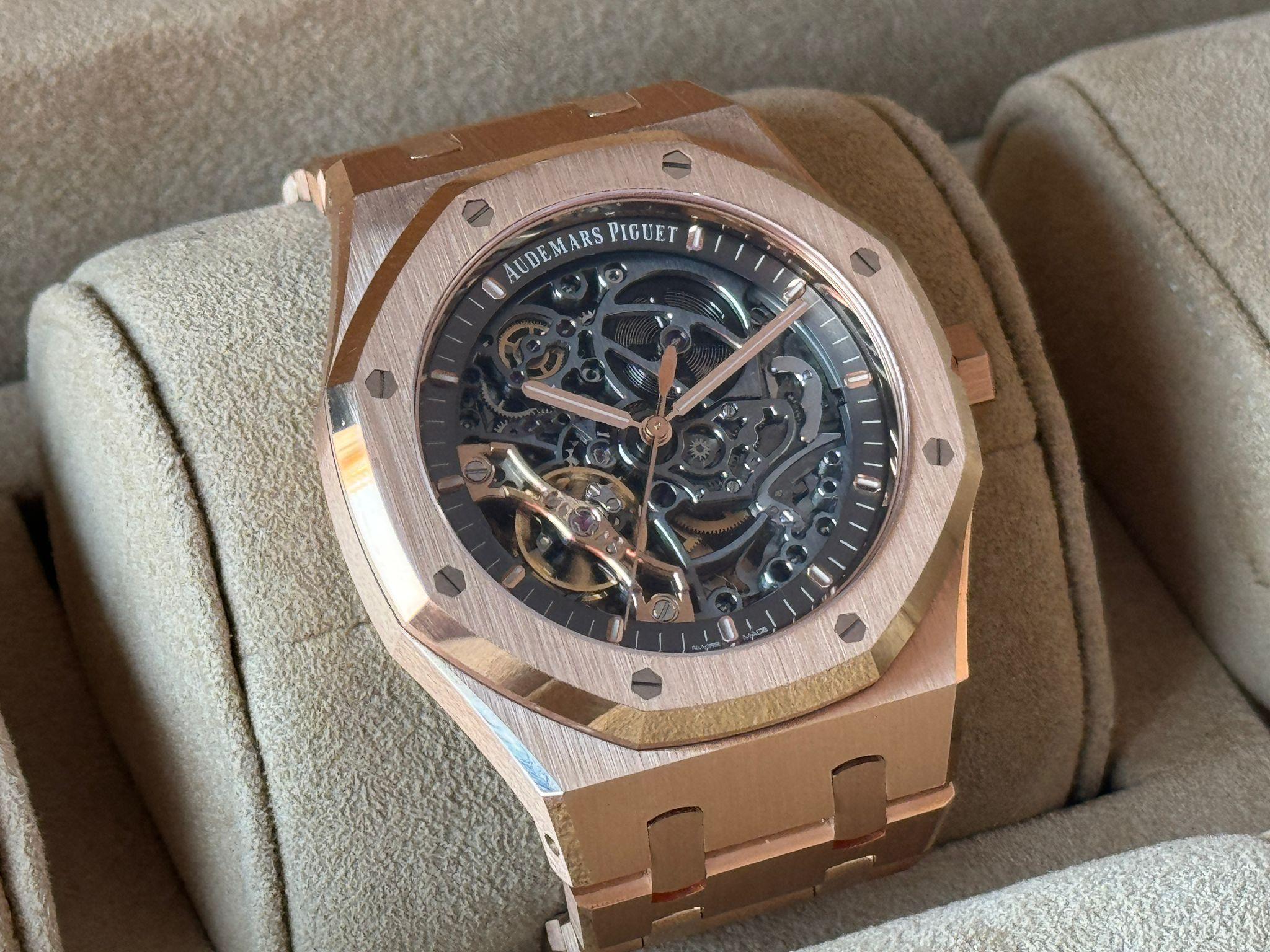 Royal Oak Double Balance Wheel Openworked Rose Gold - 15407OR.OO.1220OR.01