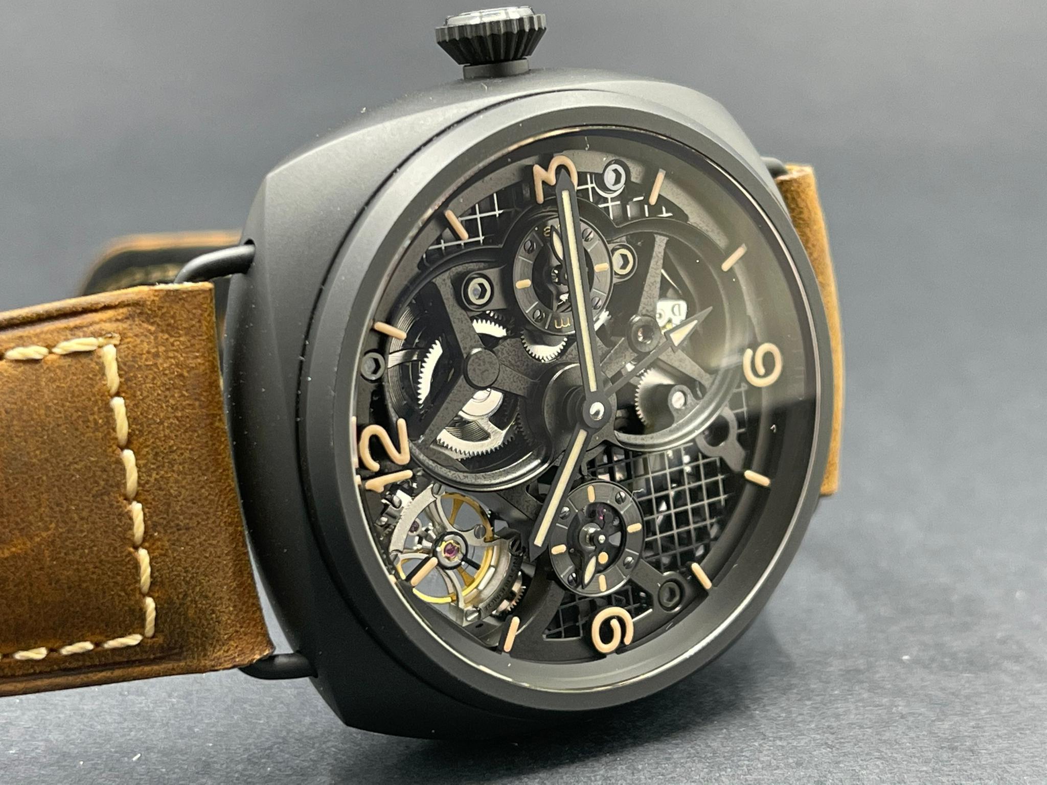 Lo Scienziato Radiomir Tourbillon GMT Ceramica Limited 150 Pcs. - PAM350