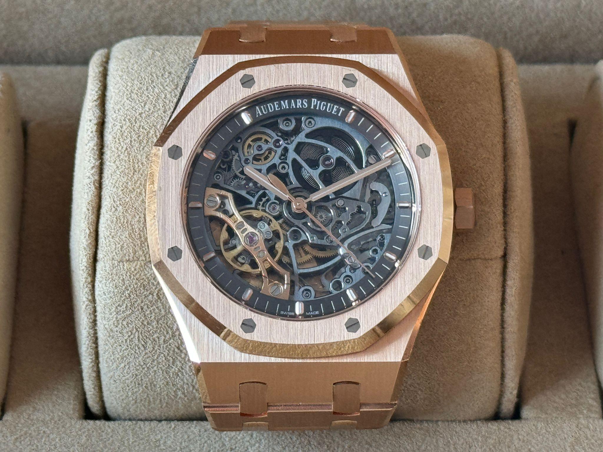 Royal Oak Double Balance Wheel Openworked Rose Gold - 15407OR.OO.1220OR.01