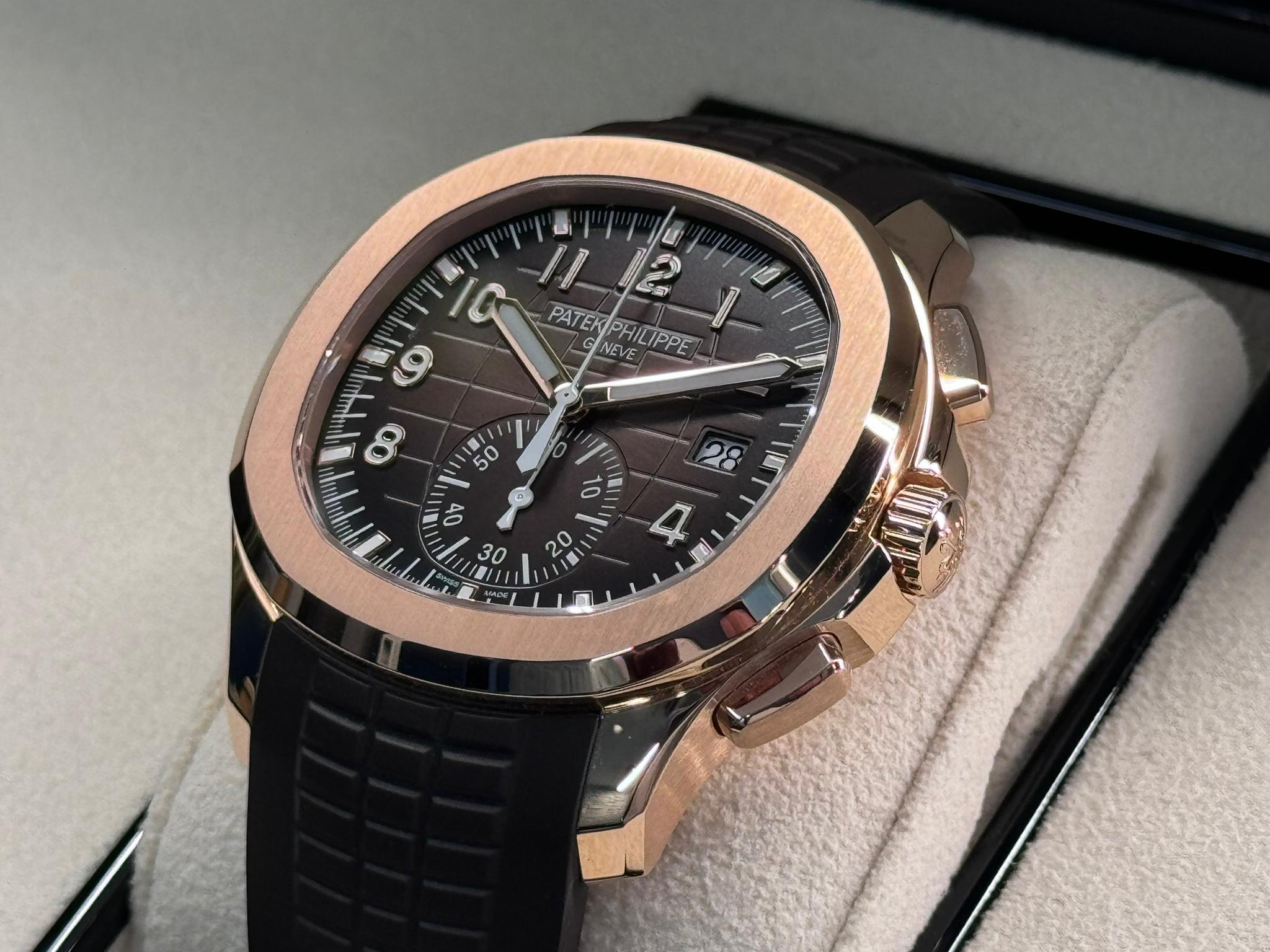 Aquanaut Chronograph Rose Gold - 5968R-001