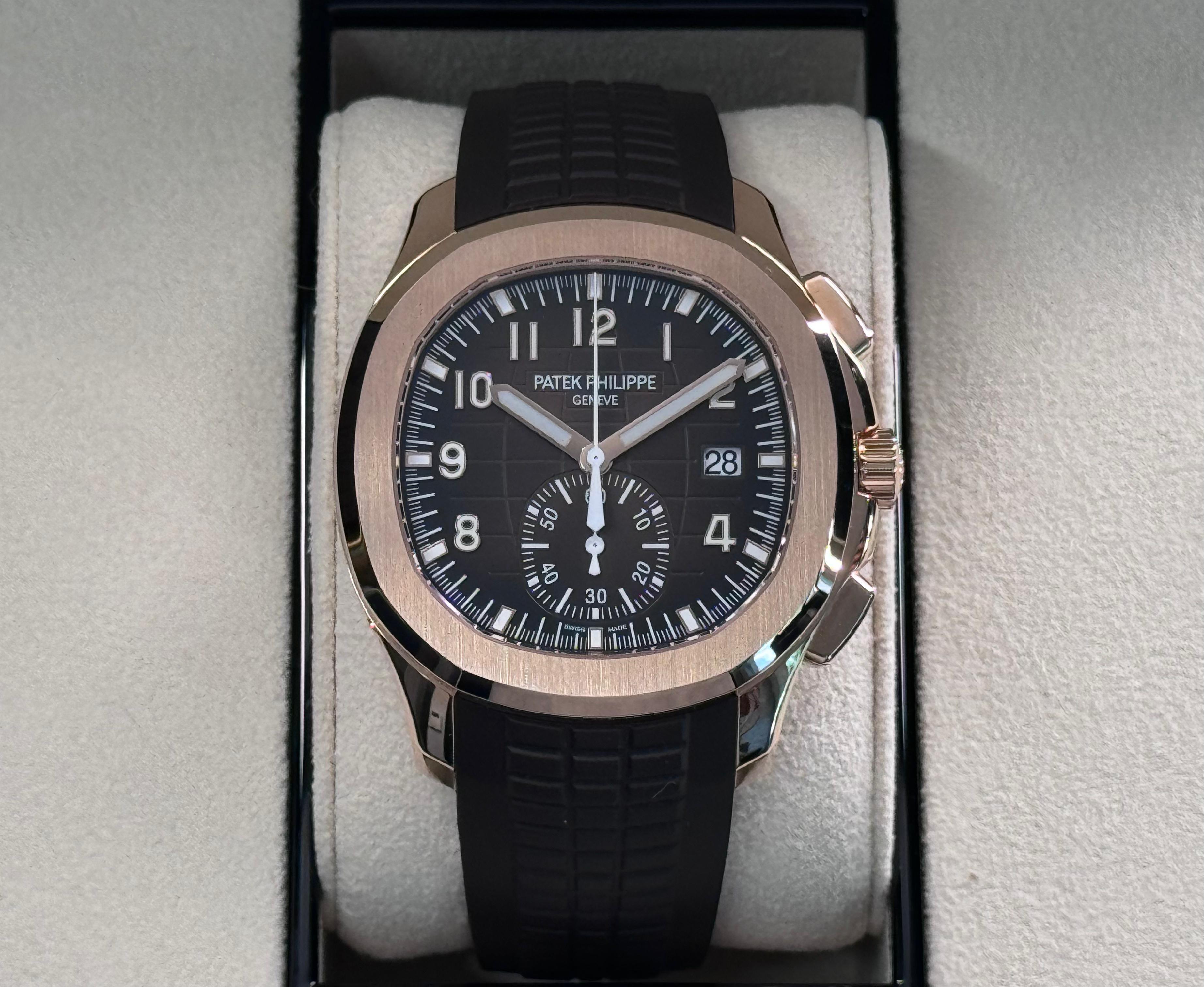 Aquanaut Chronograph Rose Gold - 5968R-001