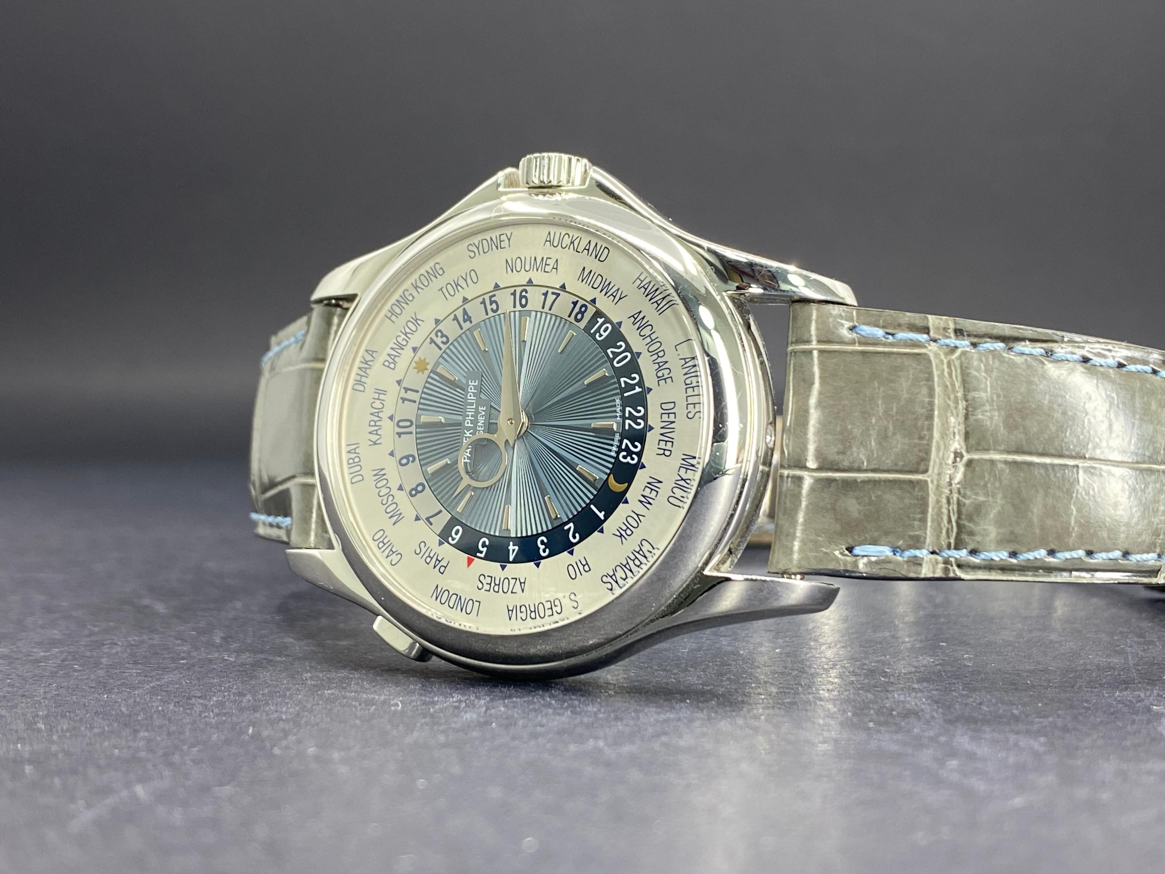 World Time Platinum Blue Dial - 5130P-001