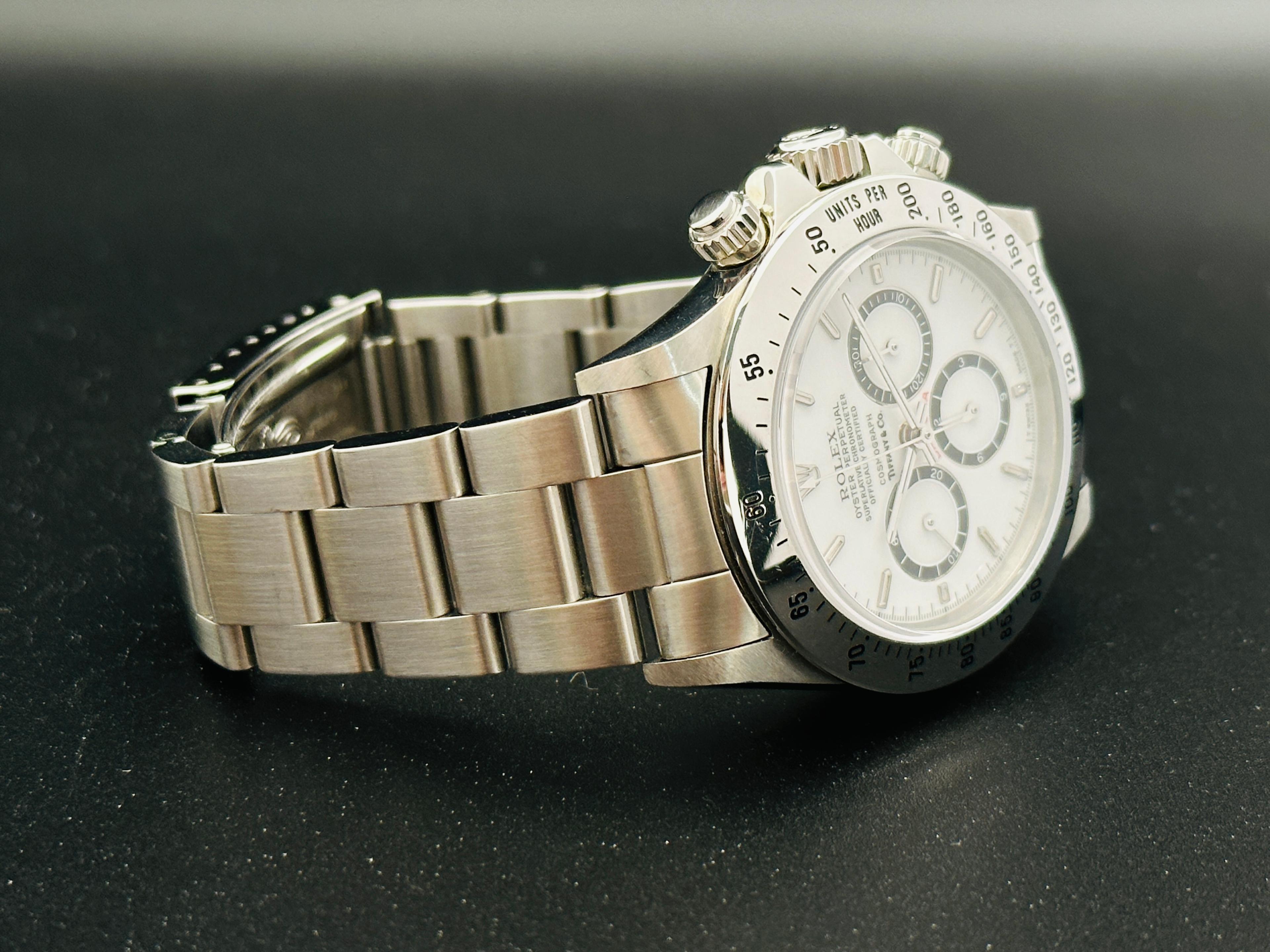 Oyster Perpetual Cosmograph Daytona Porcelain Tiffany Dial Steel - 16520