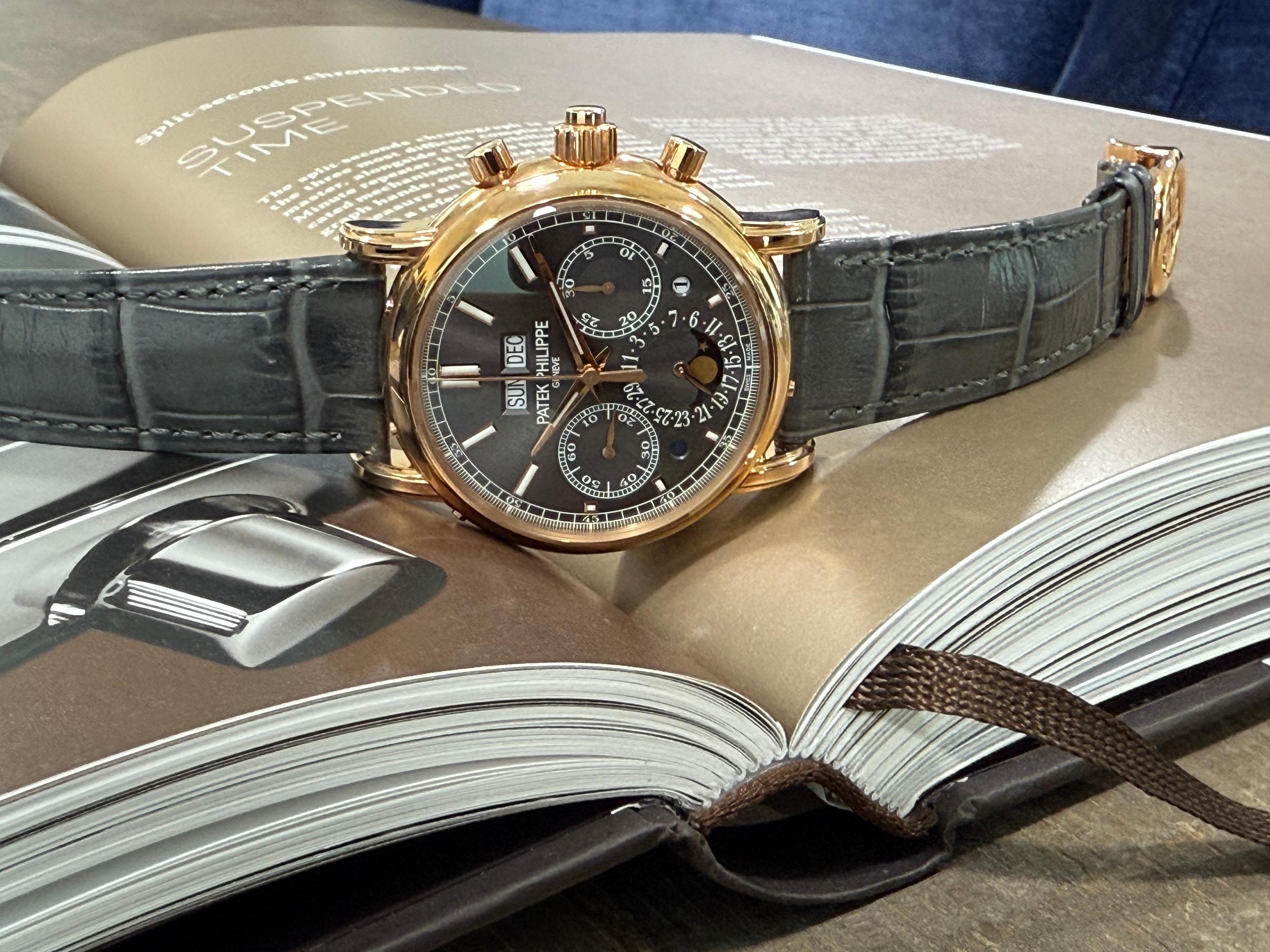 Perpetual Calendar Split-Seconds Chronograph Rose Gold - 5204R-011