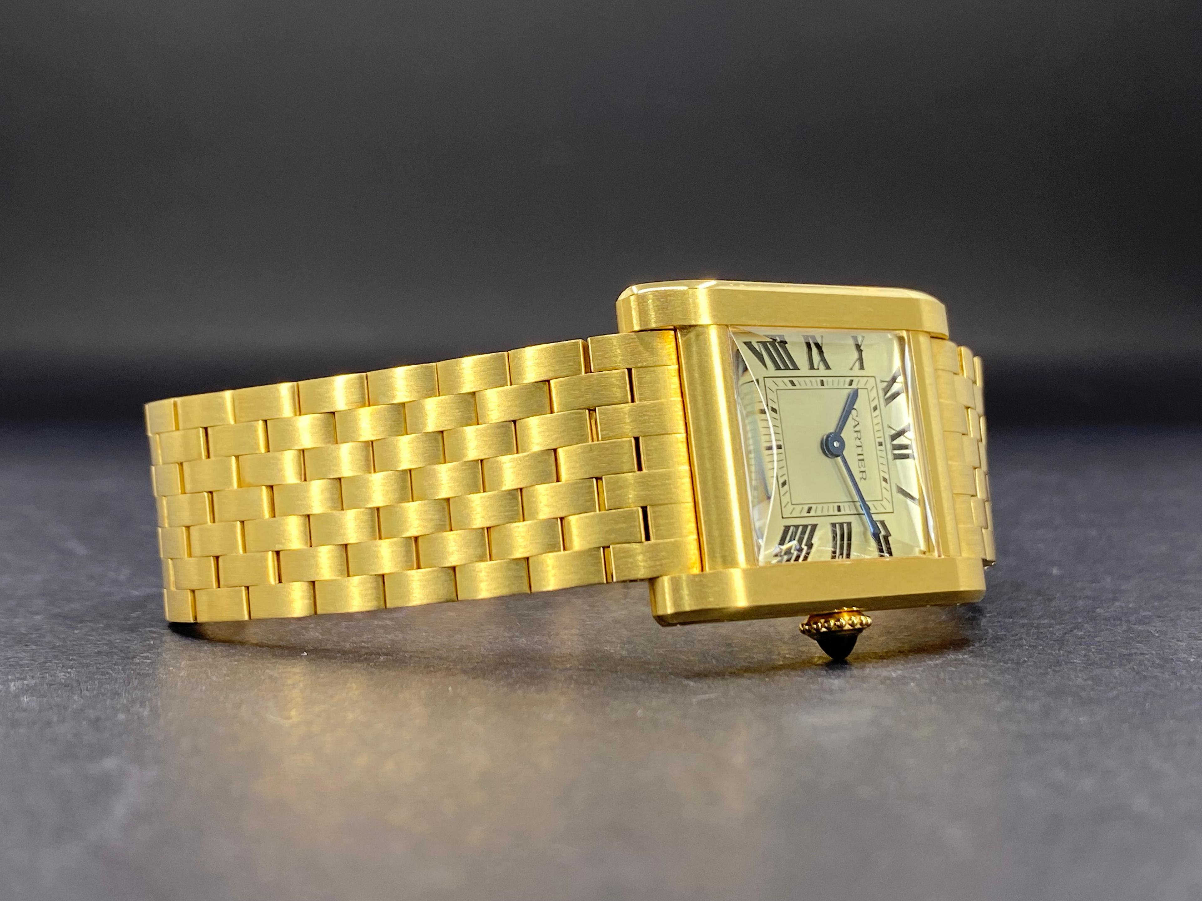 Rare Privee Collection Tank Normale Yellow Gold Limited Edition 100 Pcs. - WGTA0110