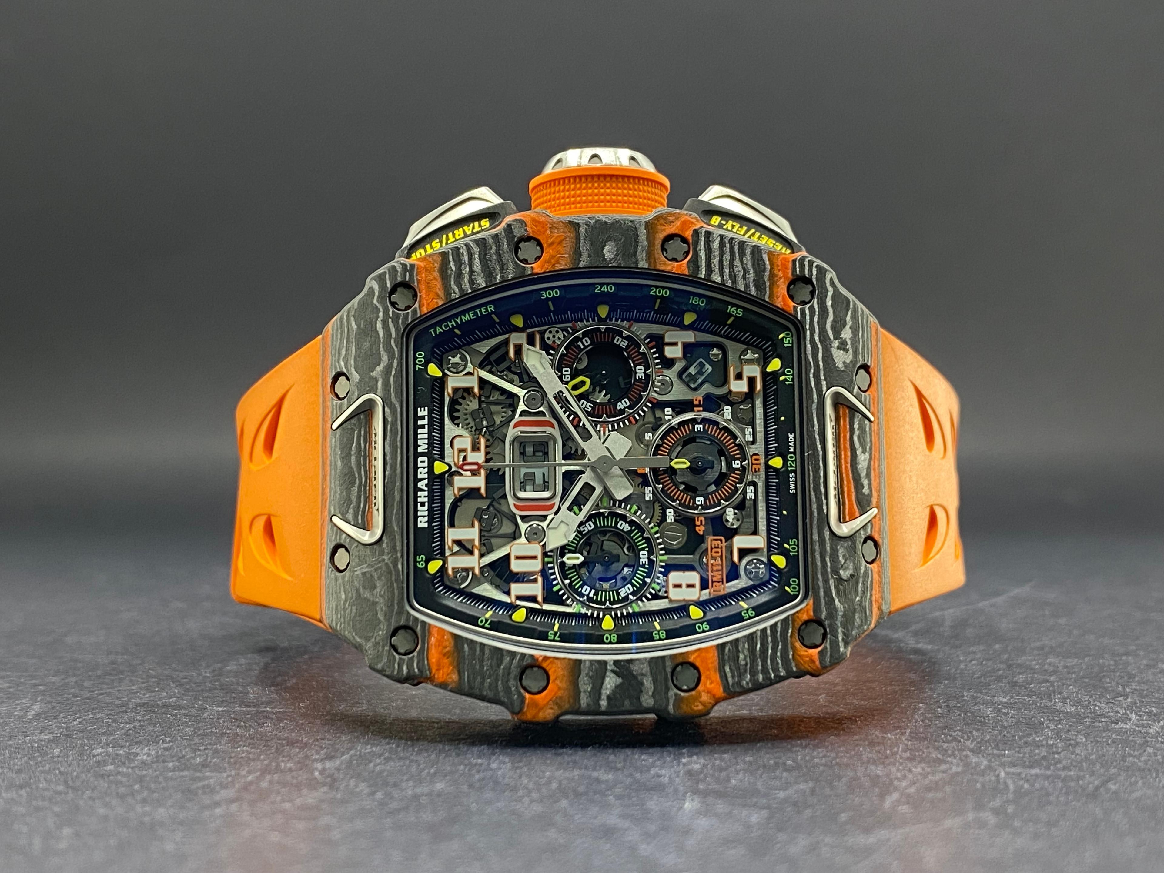 McLaren Chronograph Flyback Automatic Limited 500 Pcs. - RM11-03 MCL CA-FQ