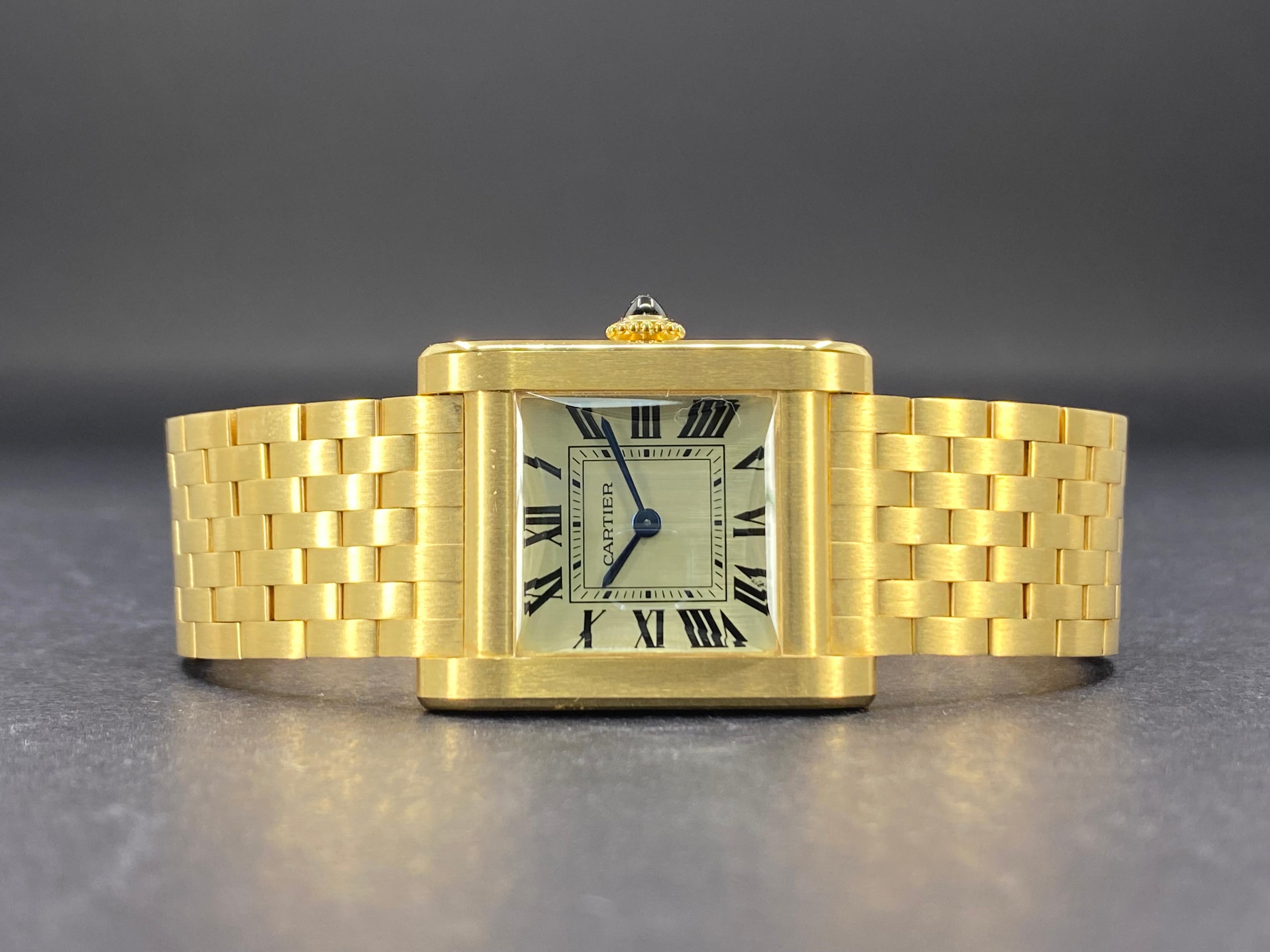 Rare Privee Collection Tank Normale Yellow Gold Limited Edition 100 Pcs. - WGTA0110