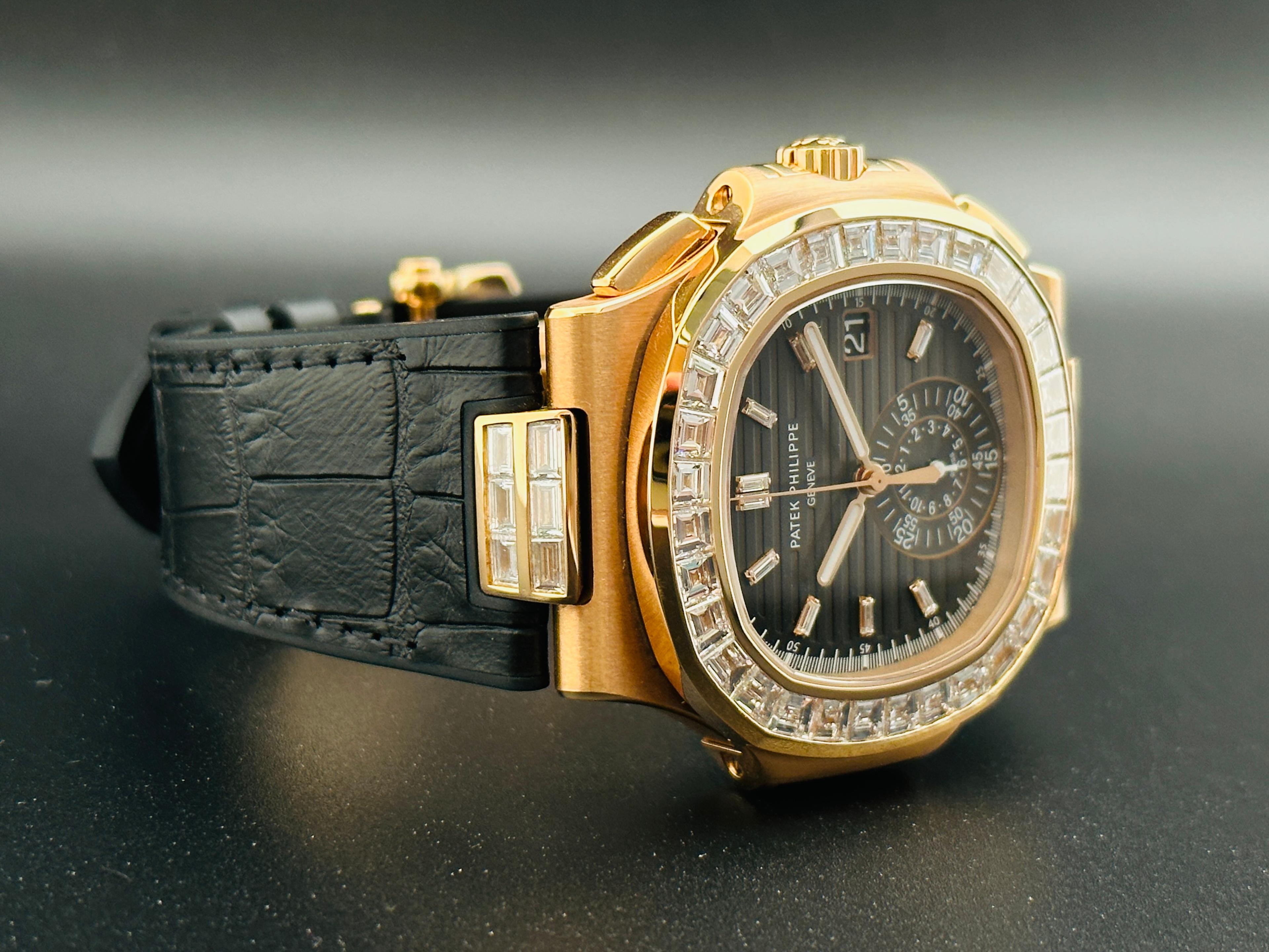 Nautilus Rose Gold Diamond Bezel - 5980/10R-010