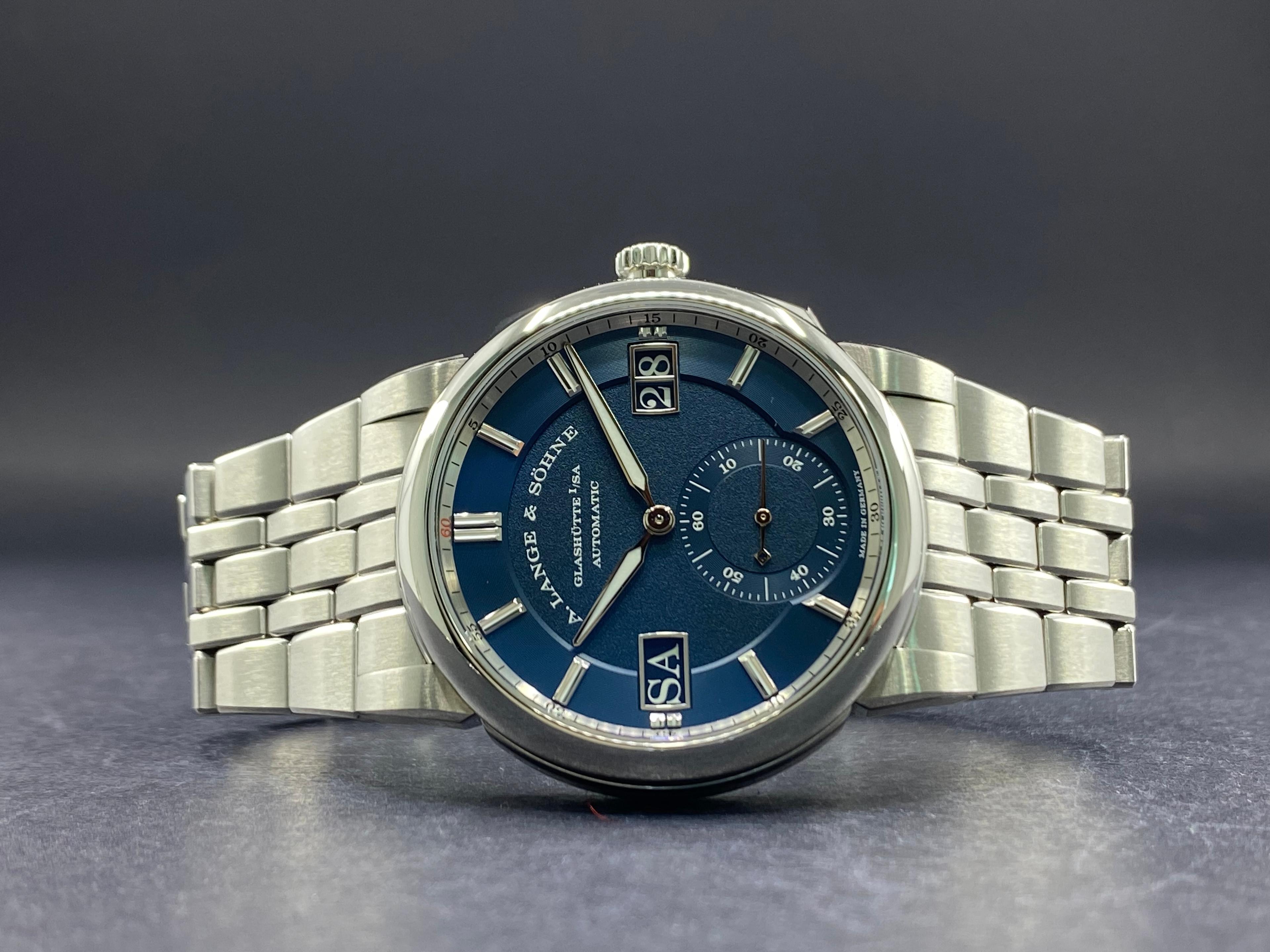 Odysseus Datomatic Steel Blue Dial - 363.179