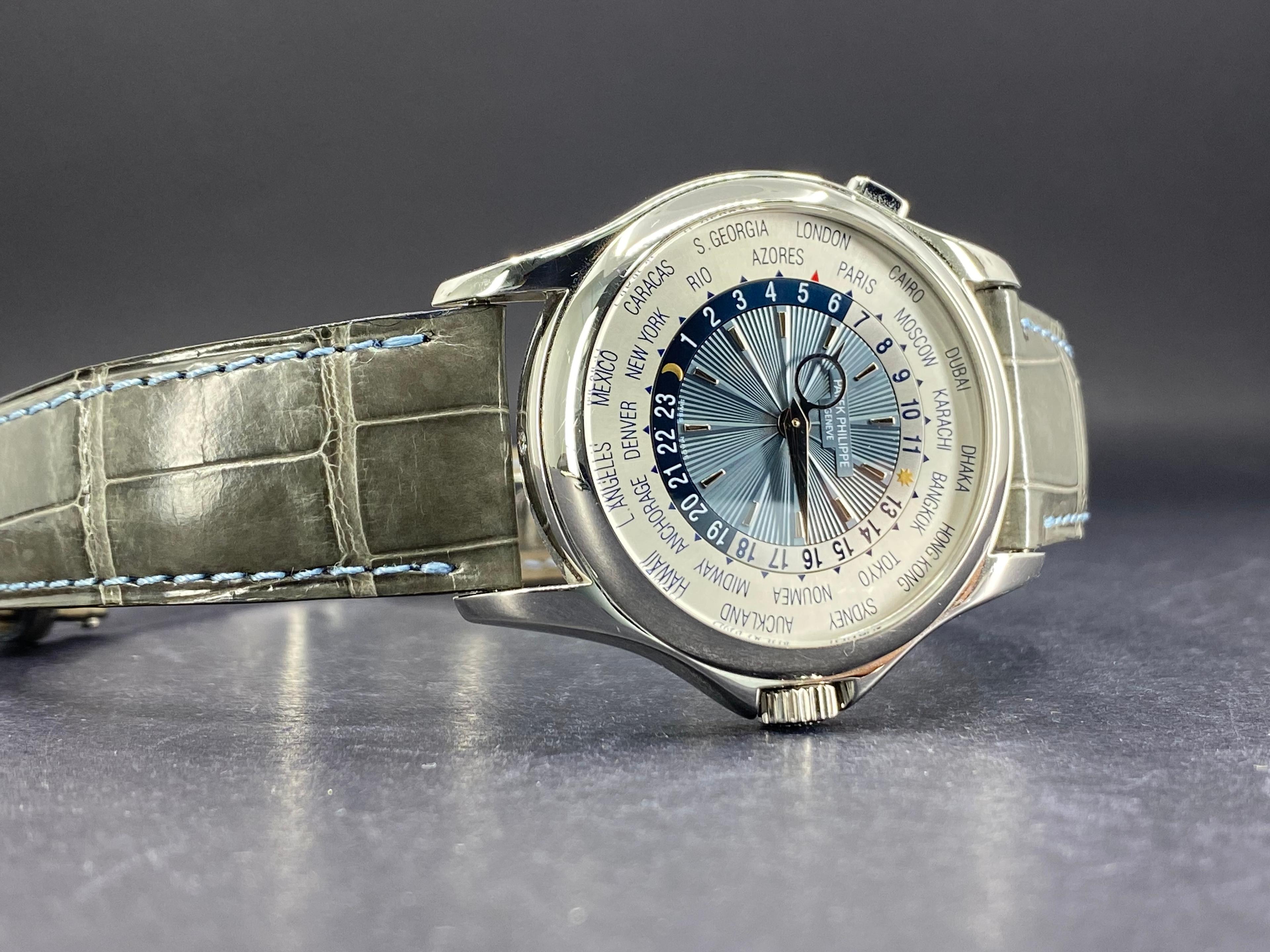 World Time Platinum Blue Dial - 5130P-001