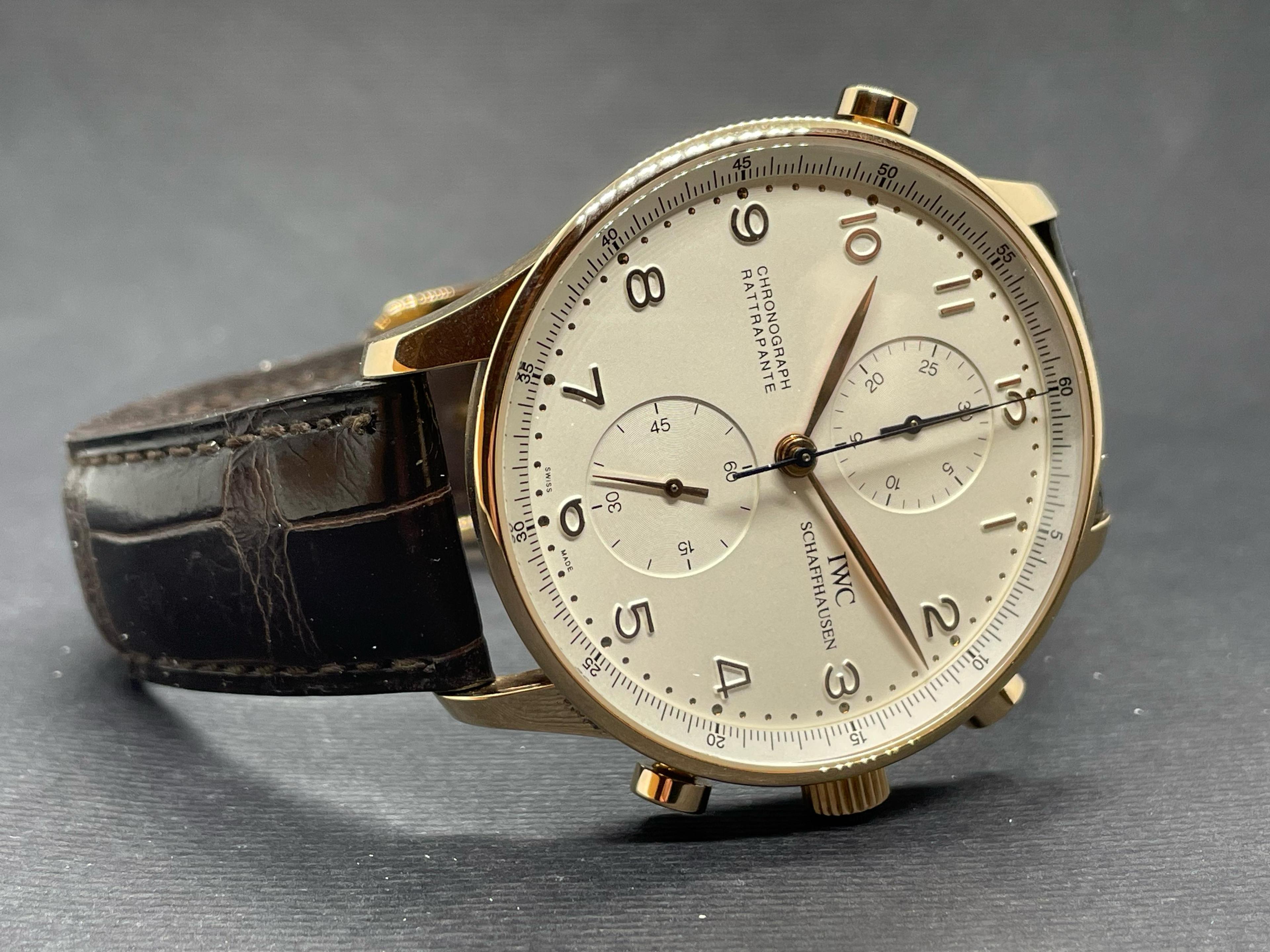 Portuguese Chronograph Rattrapante Rose Gold - IW3712