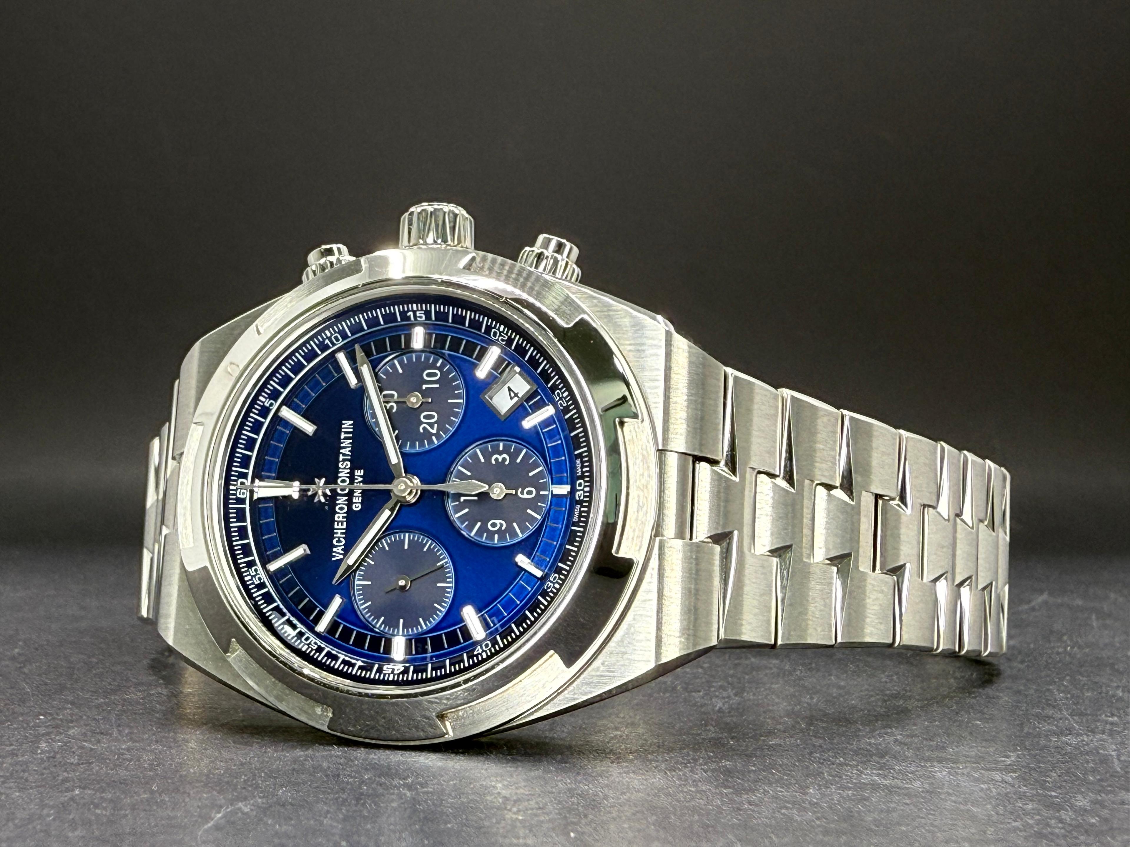  Overseas Chronograph Steel Blue Dial - 5500V/110A-B148