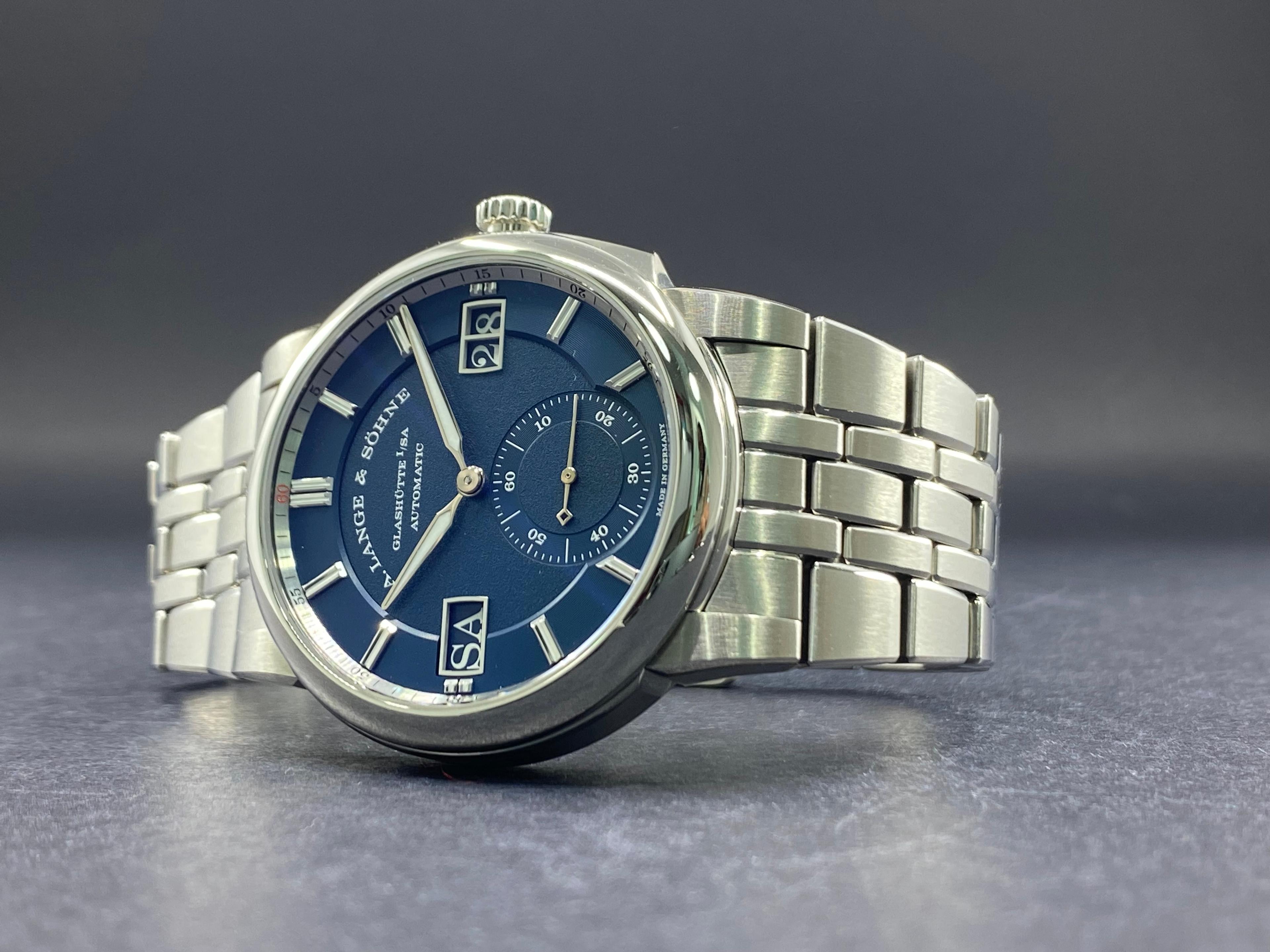 Odysseus Datomatic Steel Blue Dial - 363.179