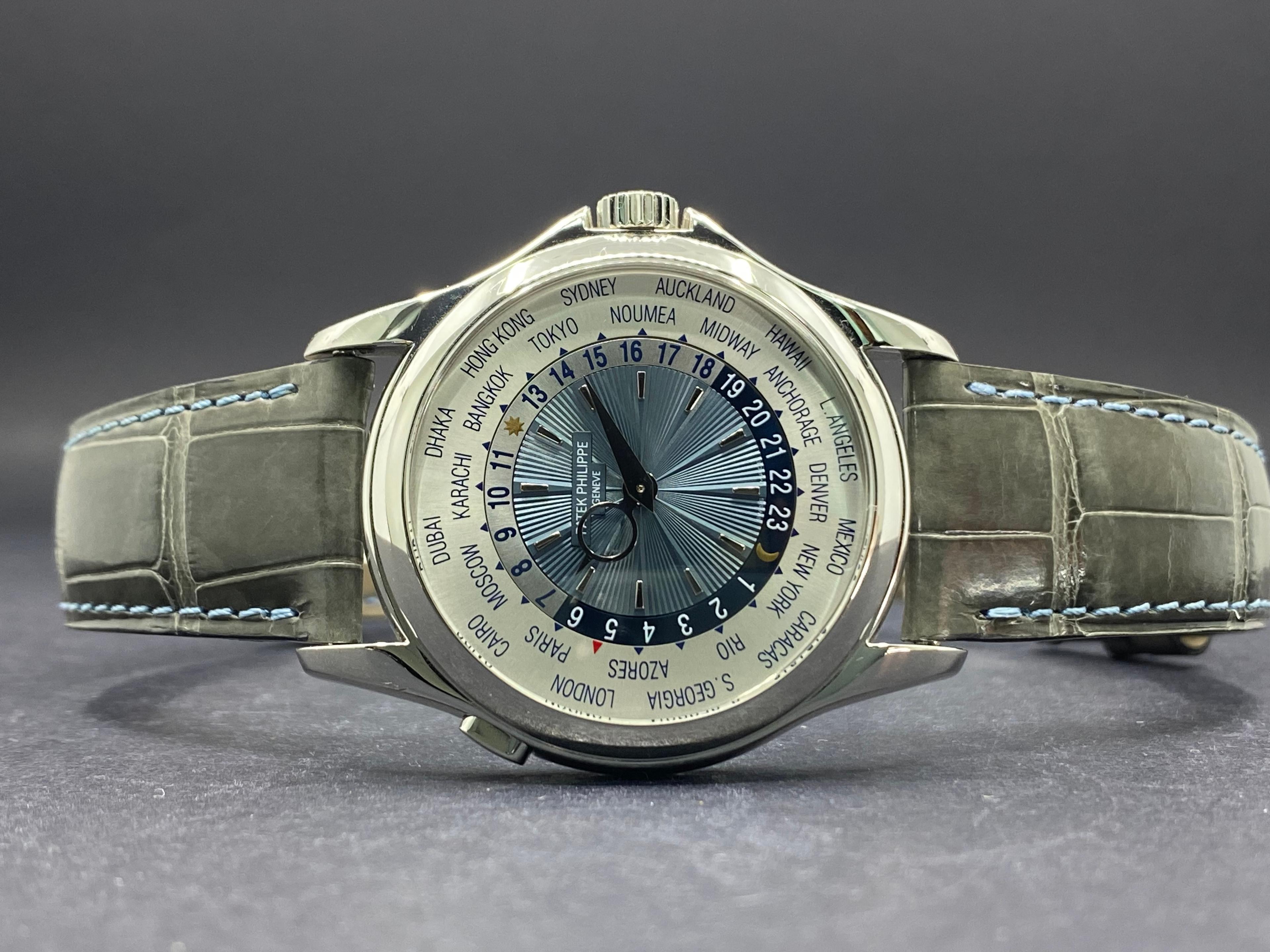 World Time Platinum Blue Dial - 5130P-001