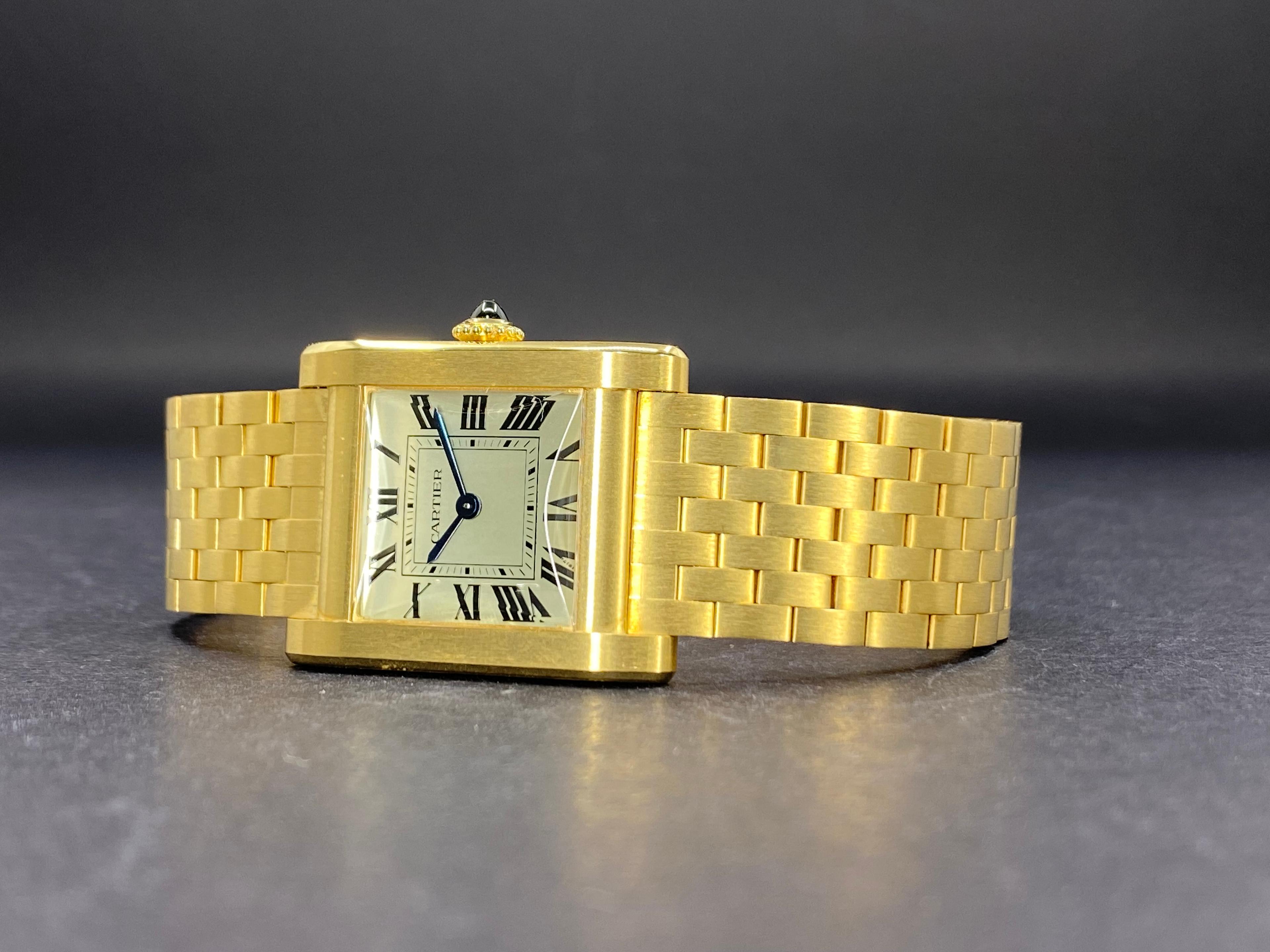 Rare Privee Collection Tank Normale Yellow Gold Limited Edition 100 Pcs. - WGTA0110