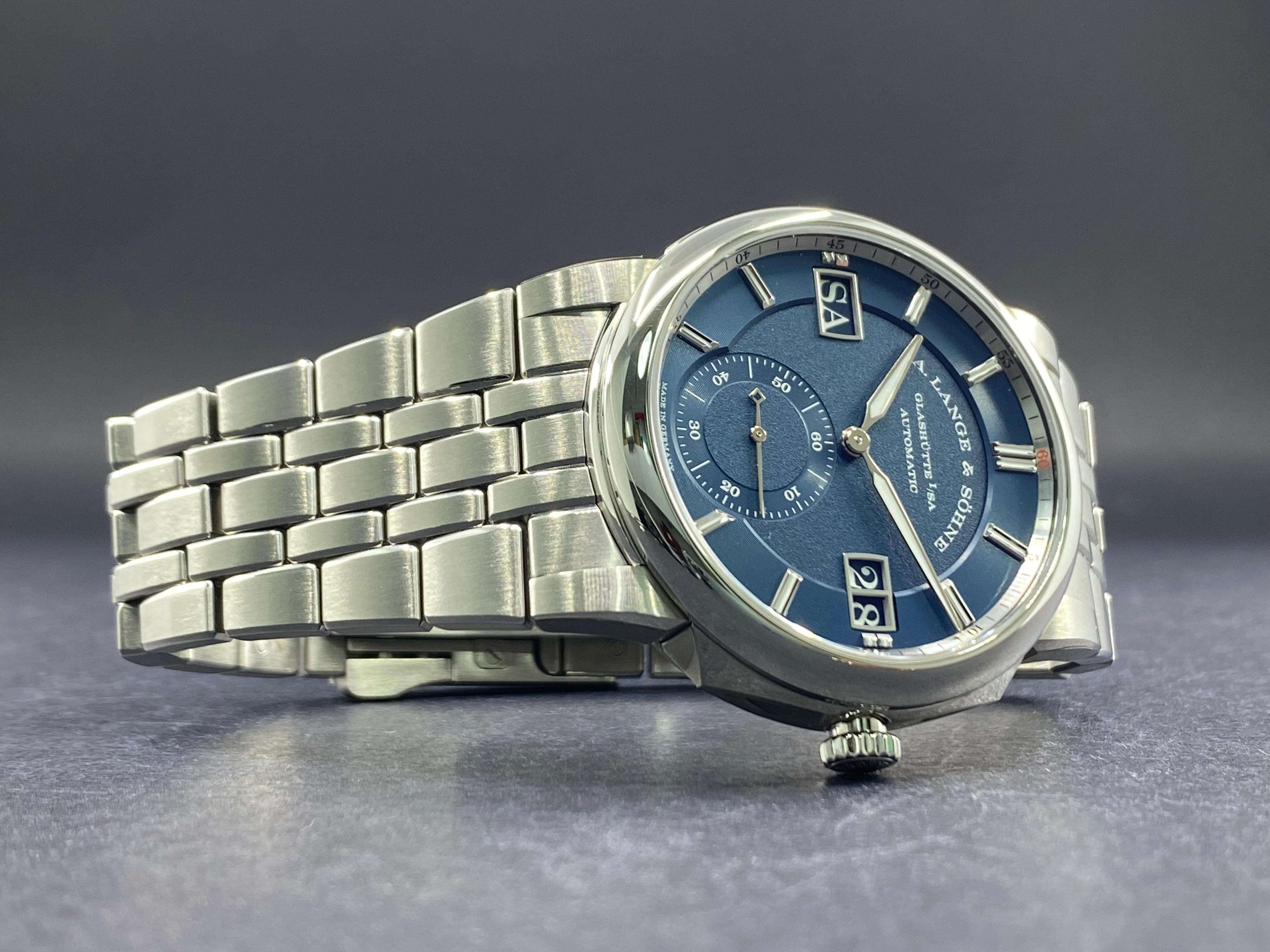 Odysseus Datomatic Steel Blue Dial - 363.179