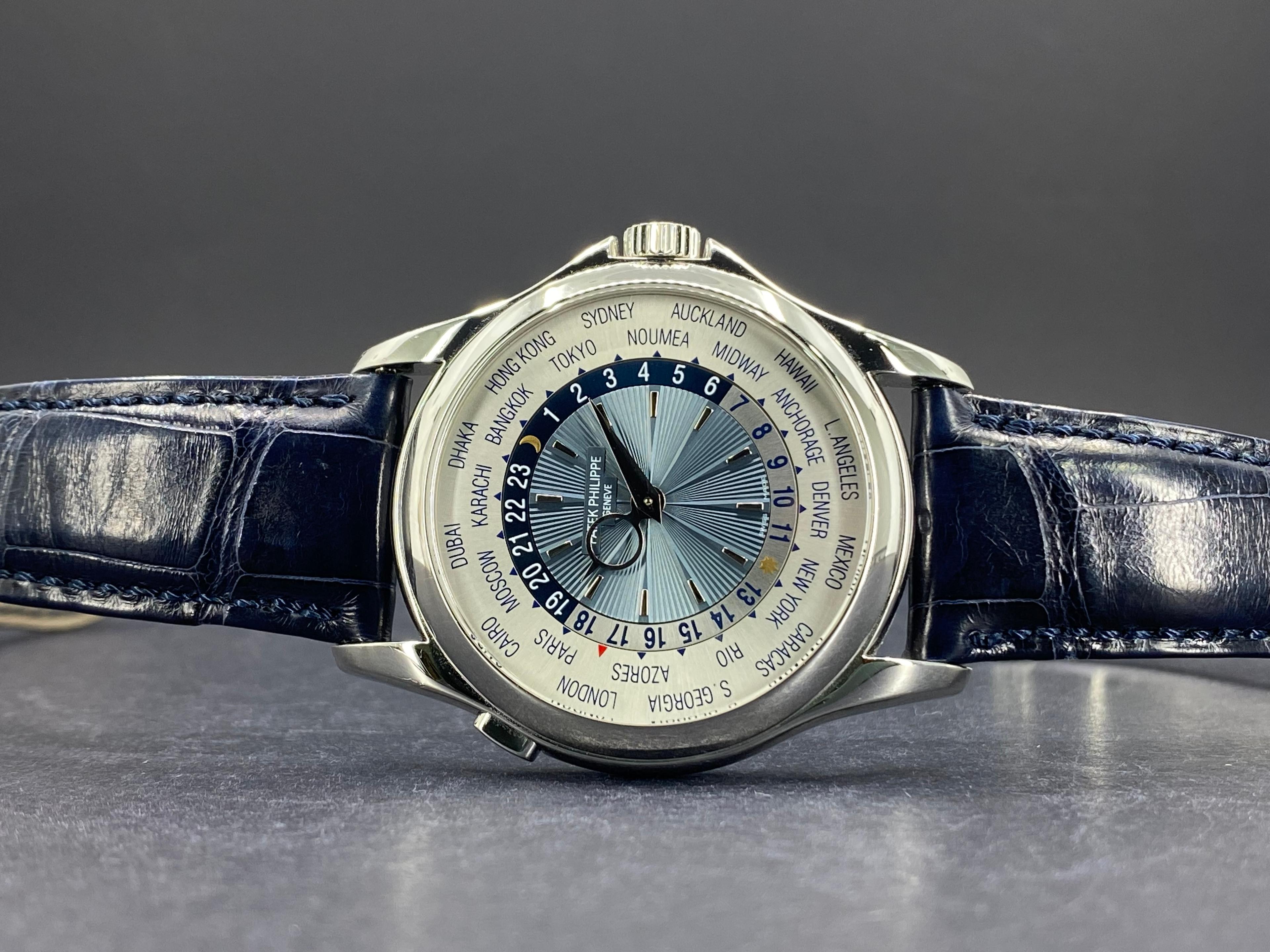 World Time Platinum Blue Dial - 5130P-001