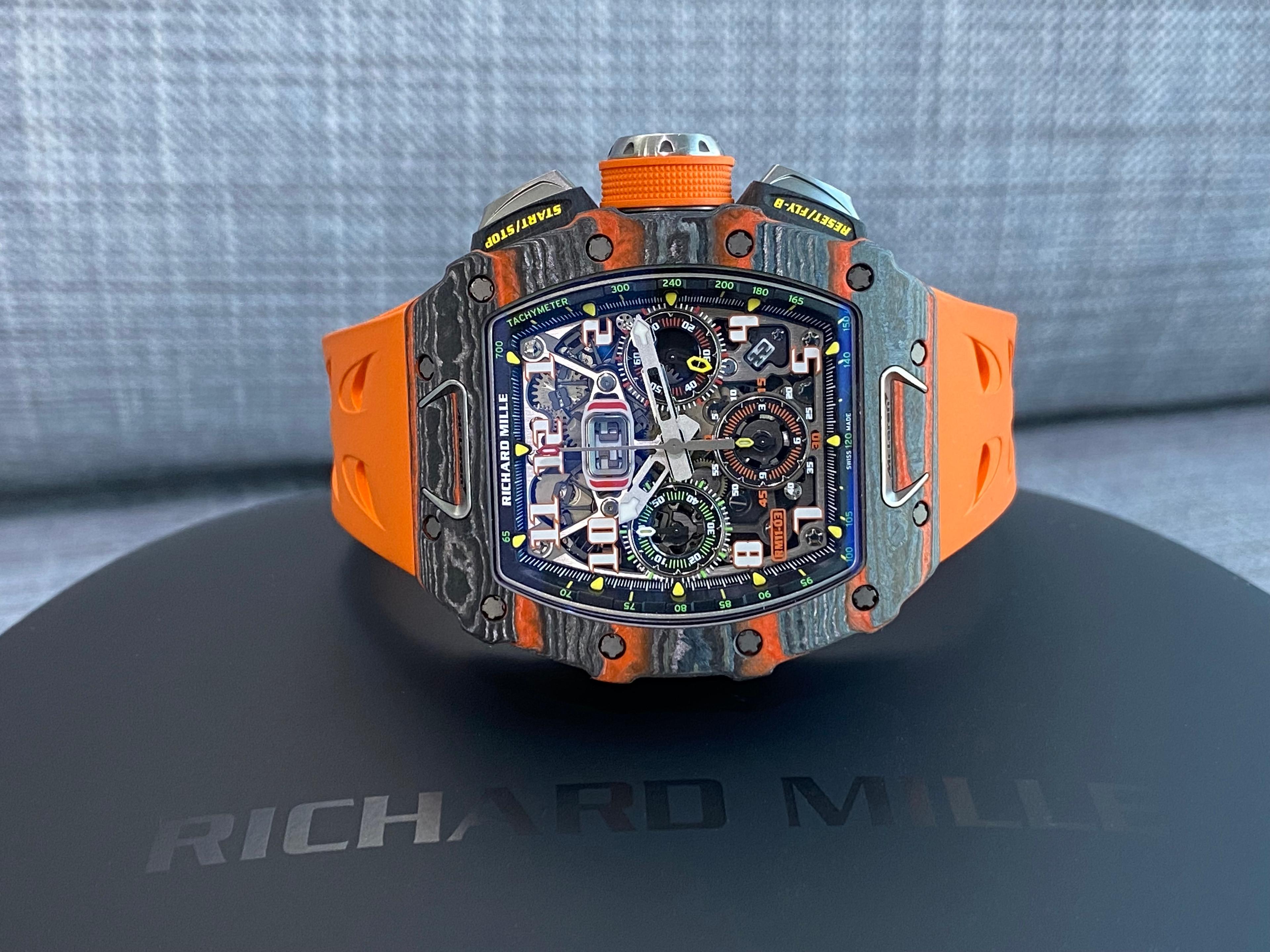 McLaren Chronograph Flyback Automatic Limited 500 Pcs. - RM11-03 MCL CA-FQ