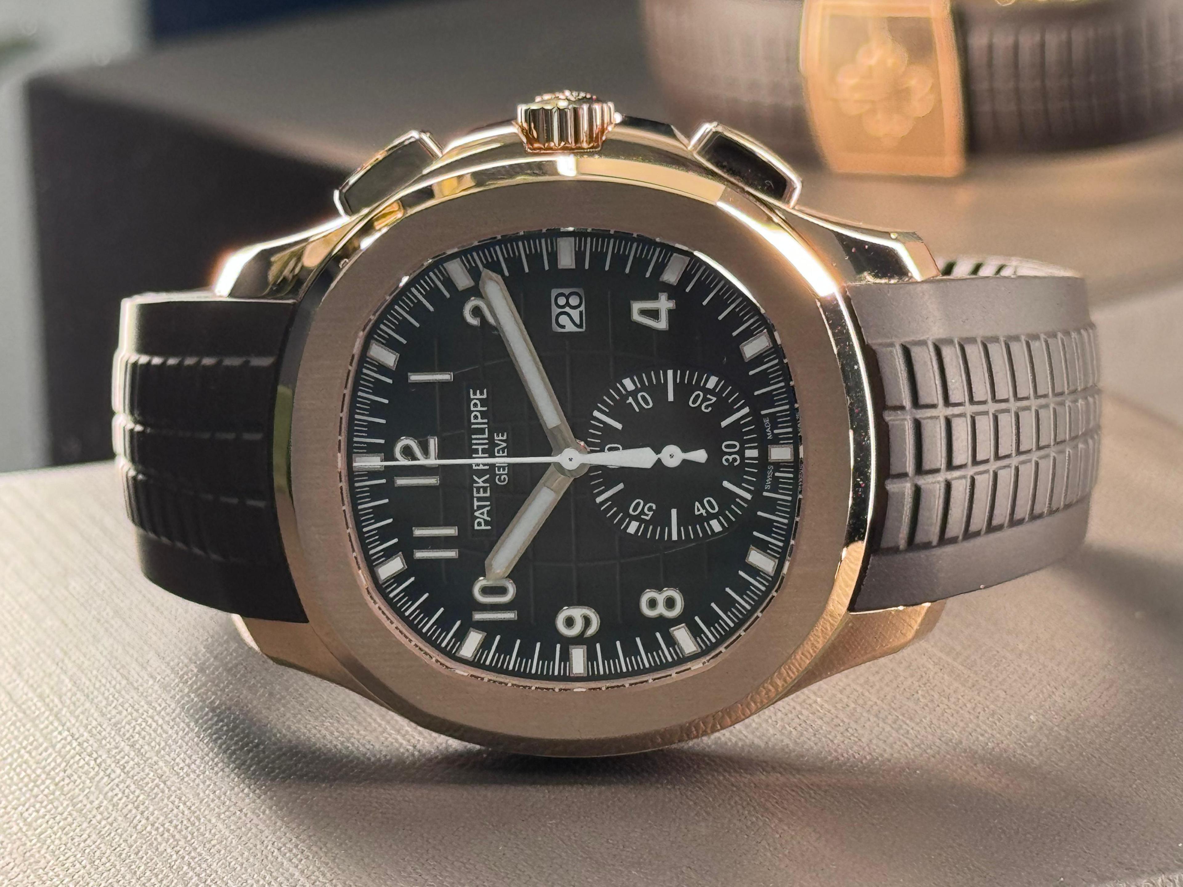 Aquanaut Chronograph Rose Gold - 5968R-001